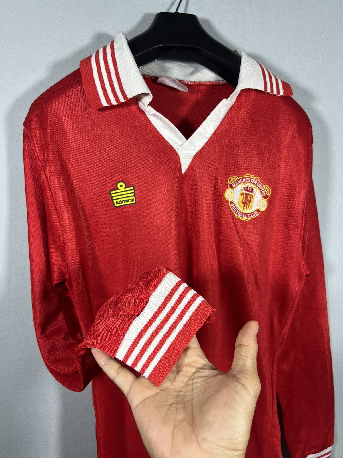Vintage Vintage 70s Manchester United Admiral Long Sleeve Jersey Size US S / EU 44-46 / 1 - 8 Thumbnail