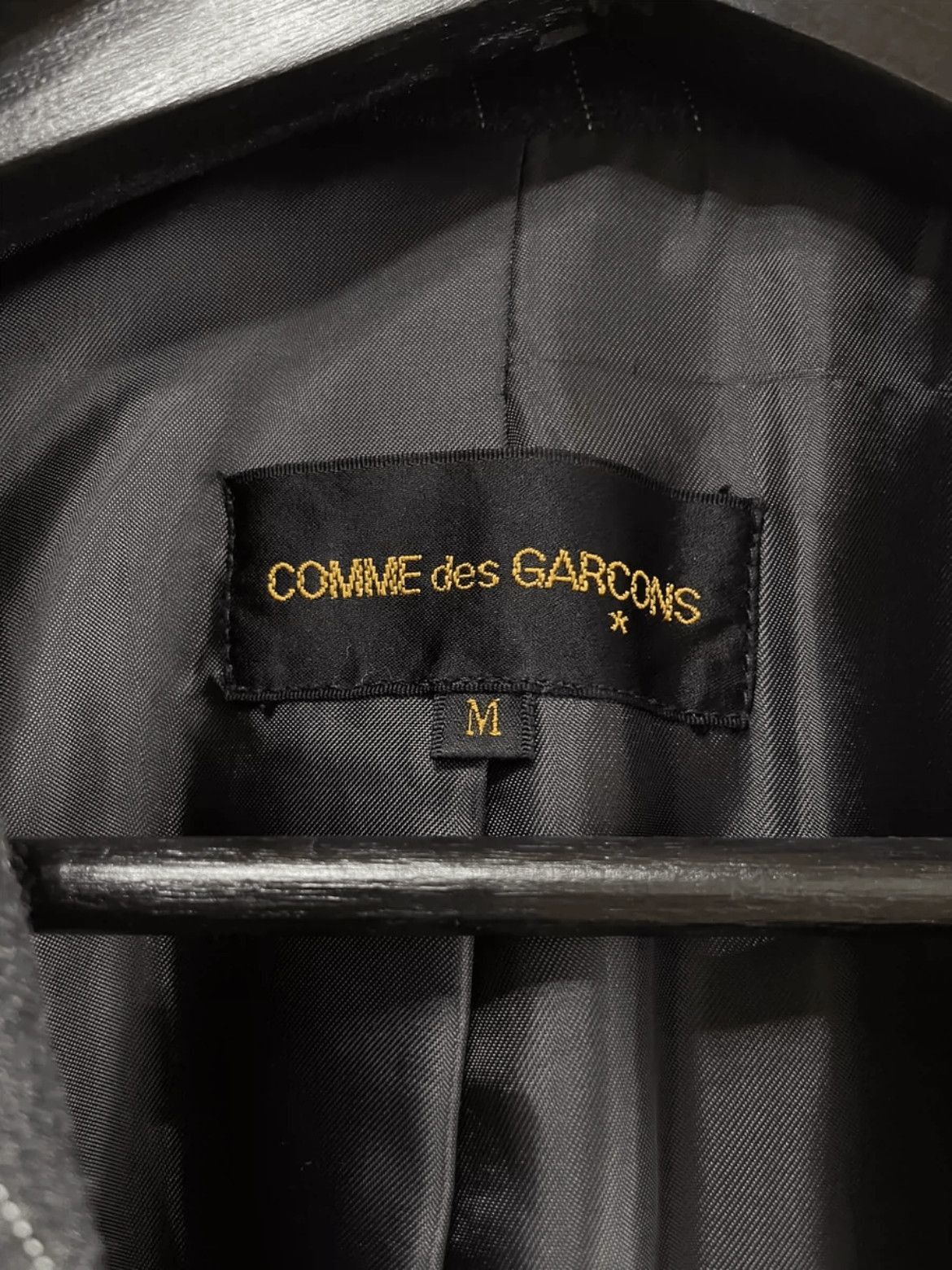 Comme des Garcons Comme Des Garcons Stripe Leather Patches Jacket Size US M / EU 48-50 / 2 - 7 Thumbnail
