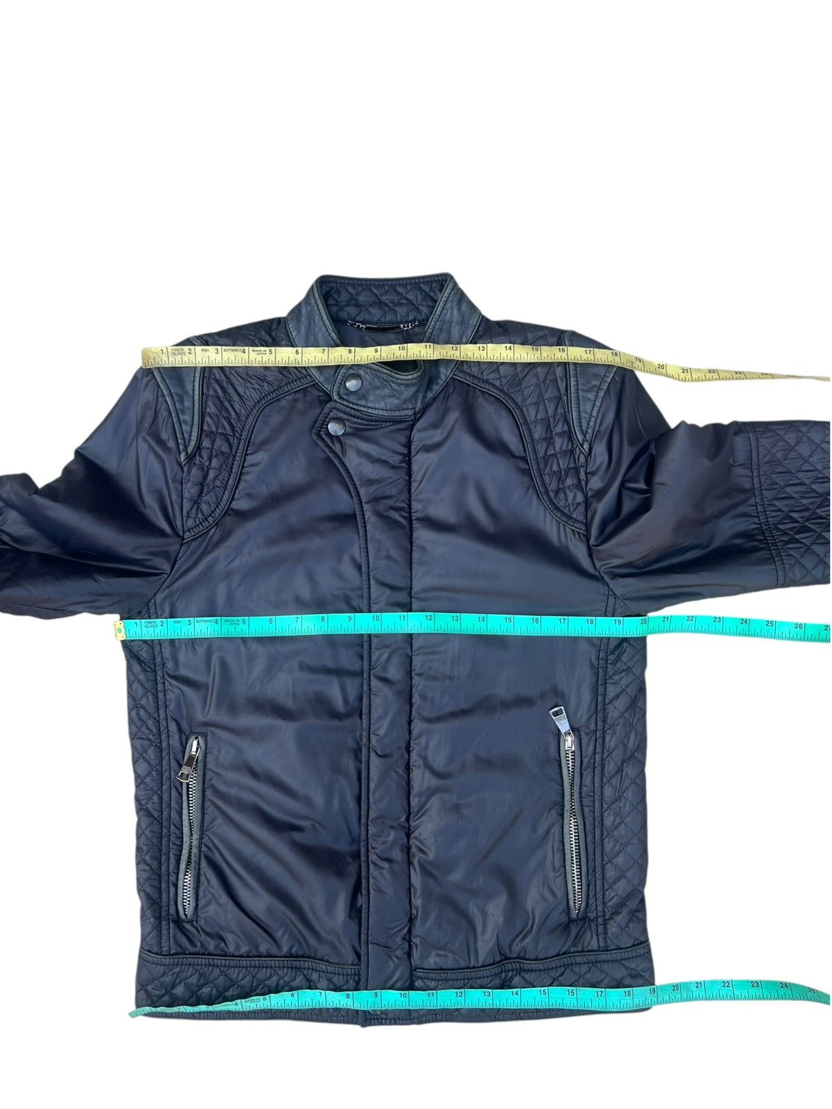 Dolce & Gabbana Vintage 2000s Dolce & Gabbana Fade Patina Cafe Racer Jacket Size US M / EU 48-50 / 2 - 2 Thumbnail