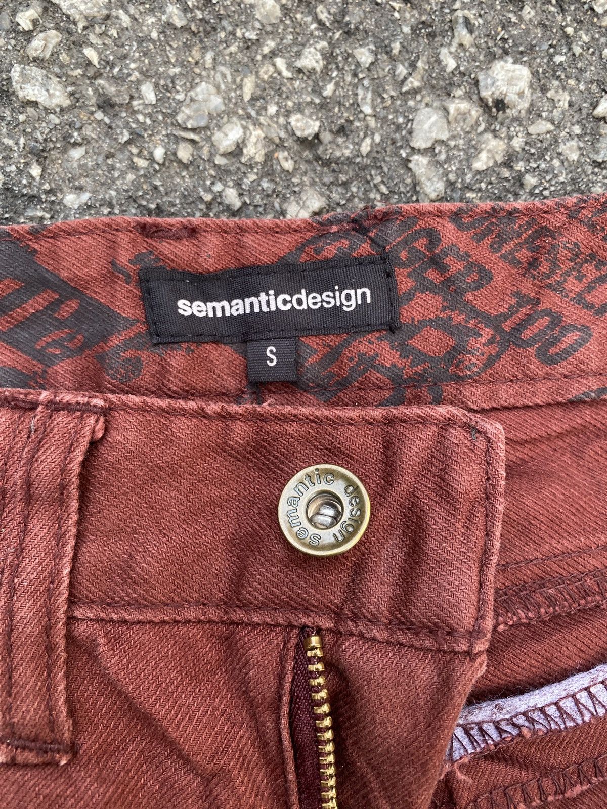 Japanese Brand × semanticdesign 2000s Semantics Design Claw Marks Double Zip Jeans Size US 29 - 15 Thumbnail