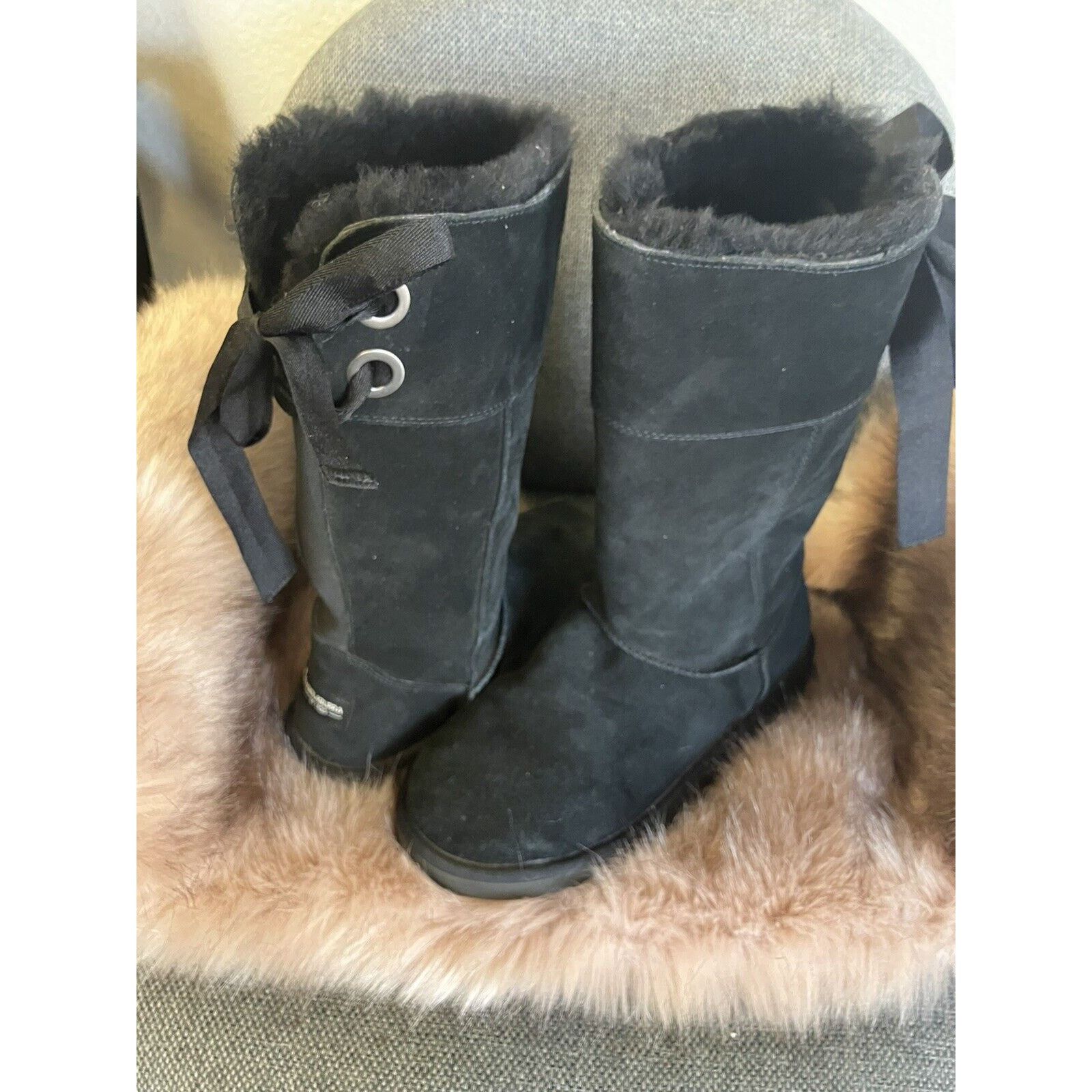Ugg UGG Koolaburra Women's Boots , Size 9 - Black Size US 9 / IT 39 - 6 Thumbnail