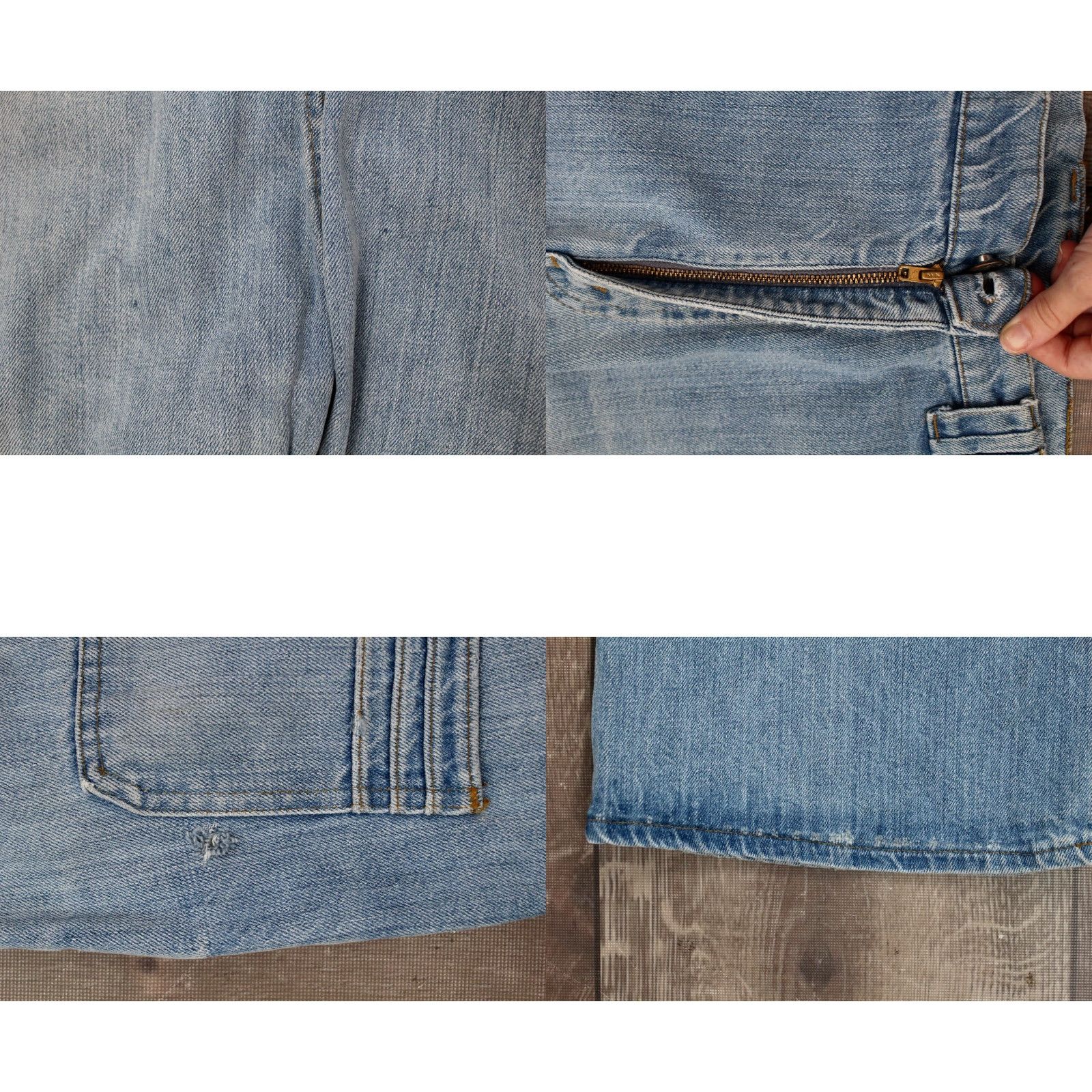 Levi's VINTAGE Men's VTG 1970s Levi's Jeans Wide Leg Sz 36x29.5 Denim Bellbottoms 70s Size US 36 / EU 52 - 8 Thumbnail