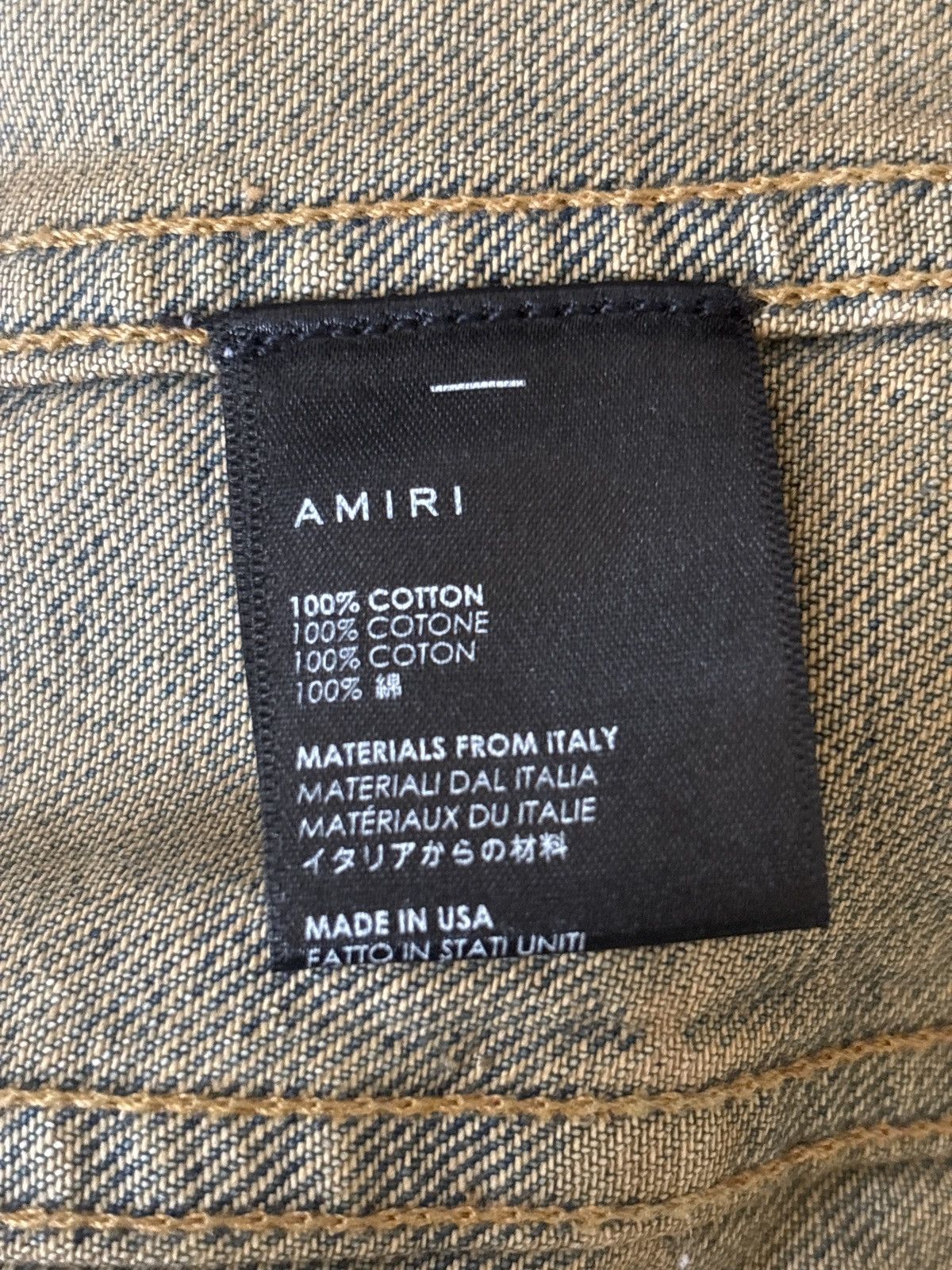 Amiri Amiri Aged Denim Trucker Jacket Size US S / EU 44-46 / 1 - 4 Thumbnail