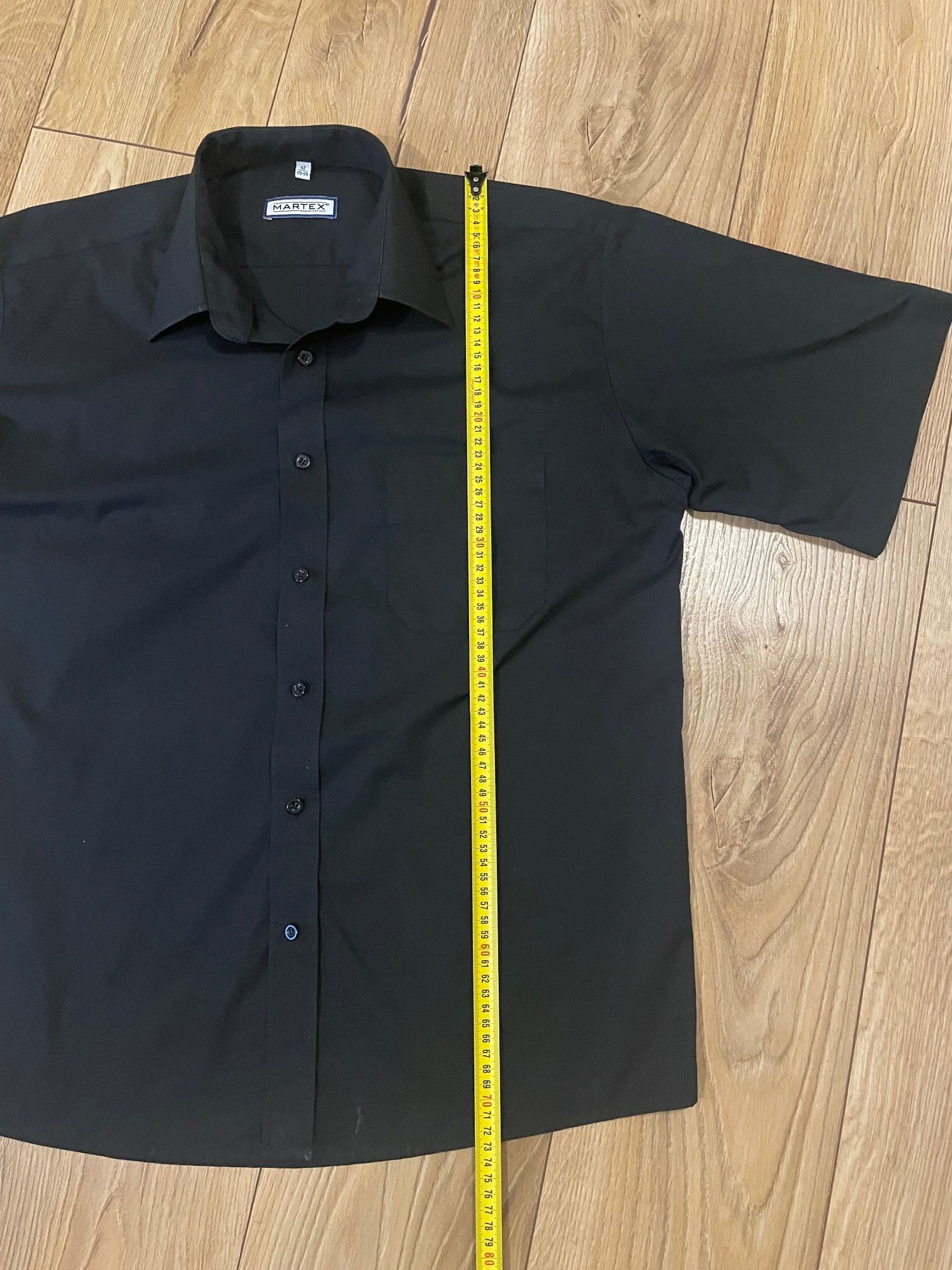 Other Men's black short-sleeved shirt L/XL Martex Size US L / EU 52-54 / 3 - 5 Thumbnail
