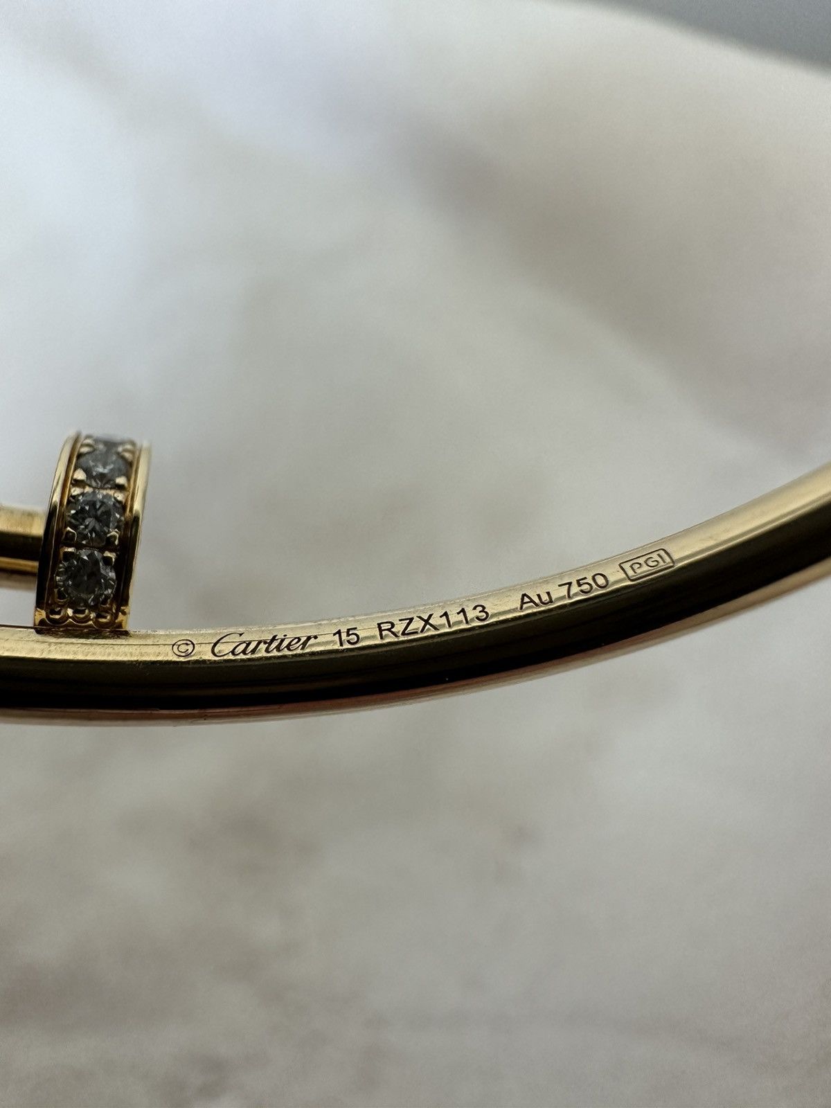 Cartier Cartier Juste Un Clou Bracelet with Diamonds Size ONE SIZE - 4 Thumbnail