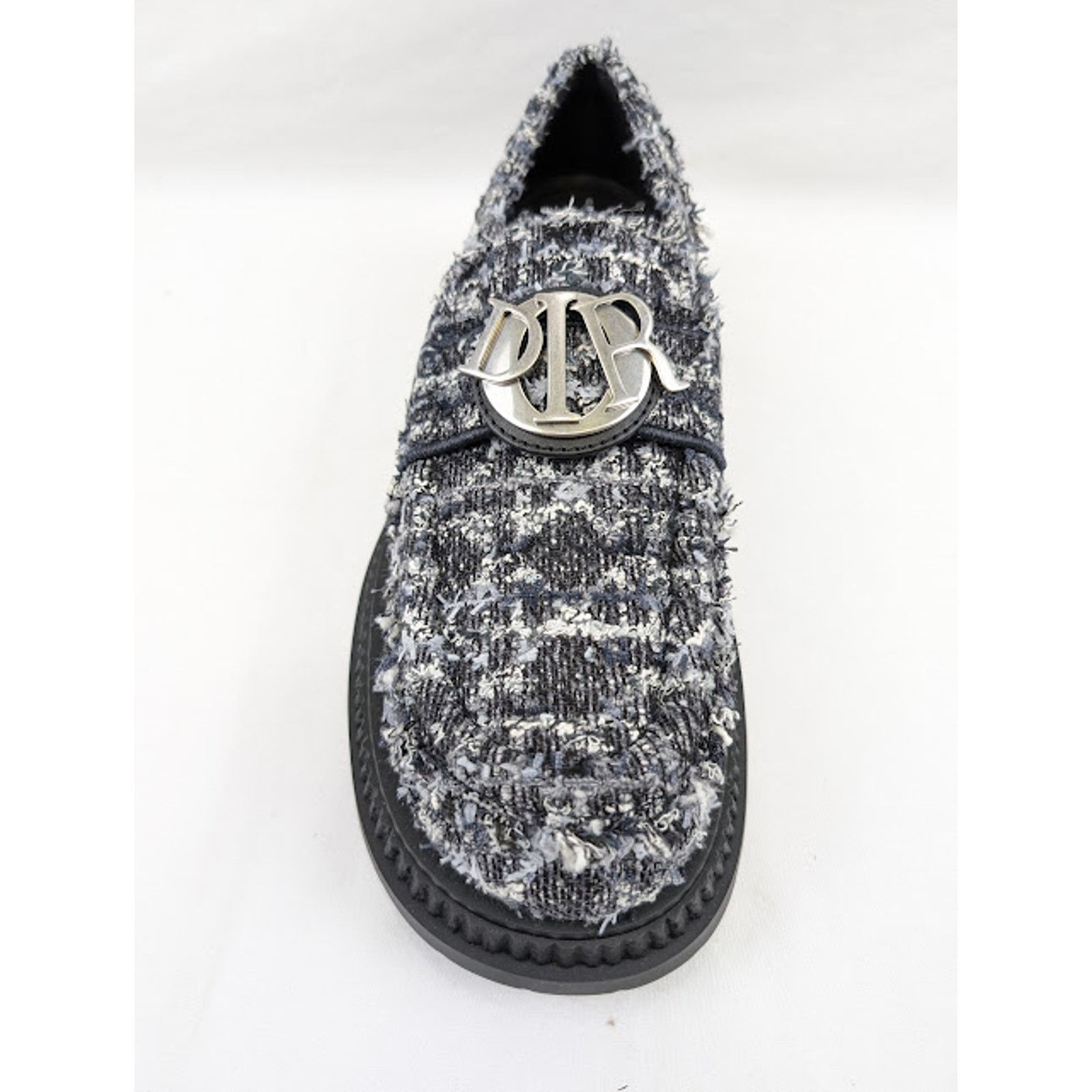 Dior o1rshd1 Buffalo Loafers Fabric in Navy Blue Size US 11 / EU 44 - 6 Thumbnail
