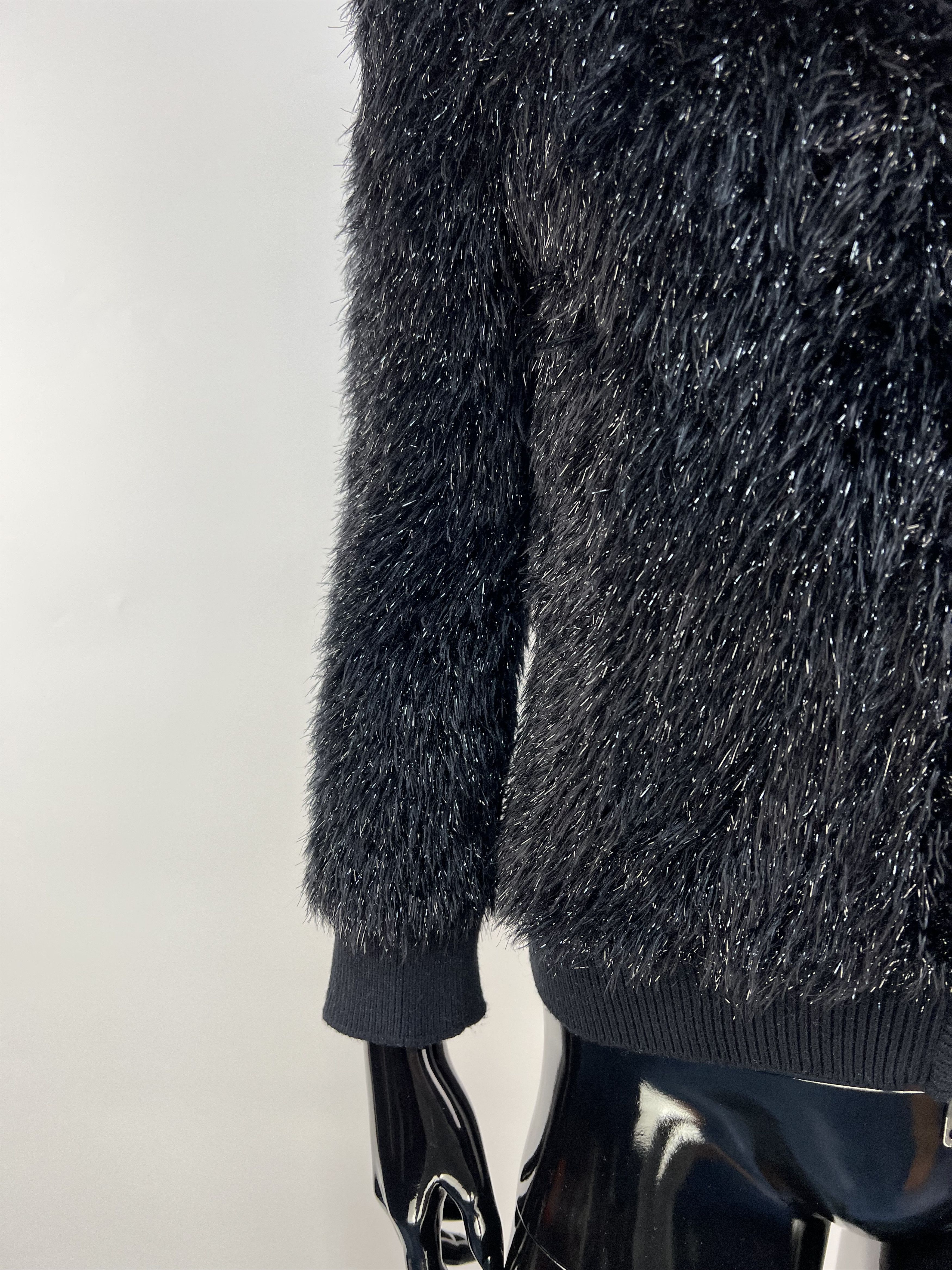 Emporio Armani Emporio Armani Style Fur Fuzzy Mohair Full Zip Jacket Size M / US 6-8 / IT 42-44 - 6 Thumbnail