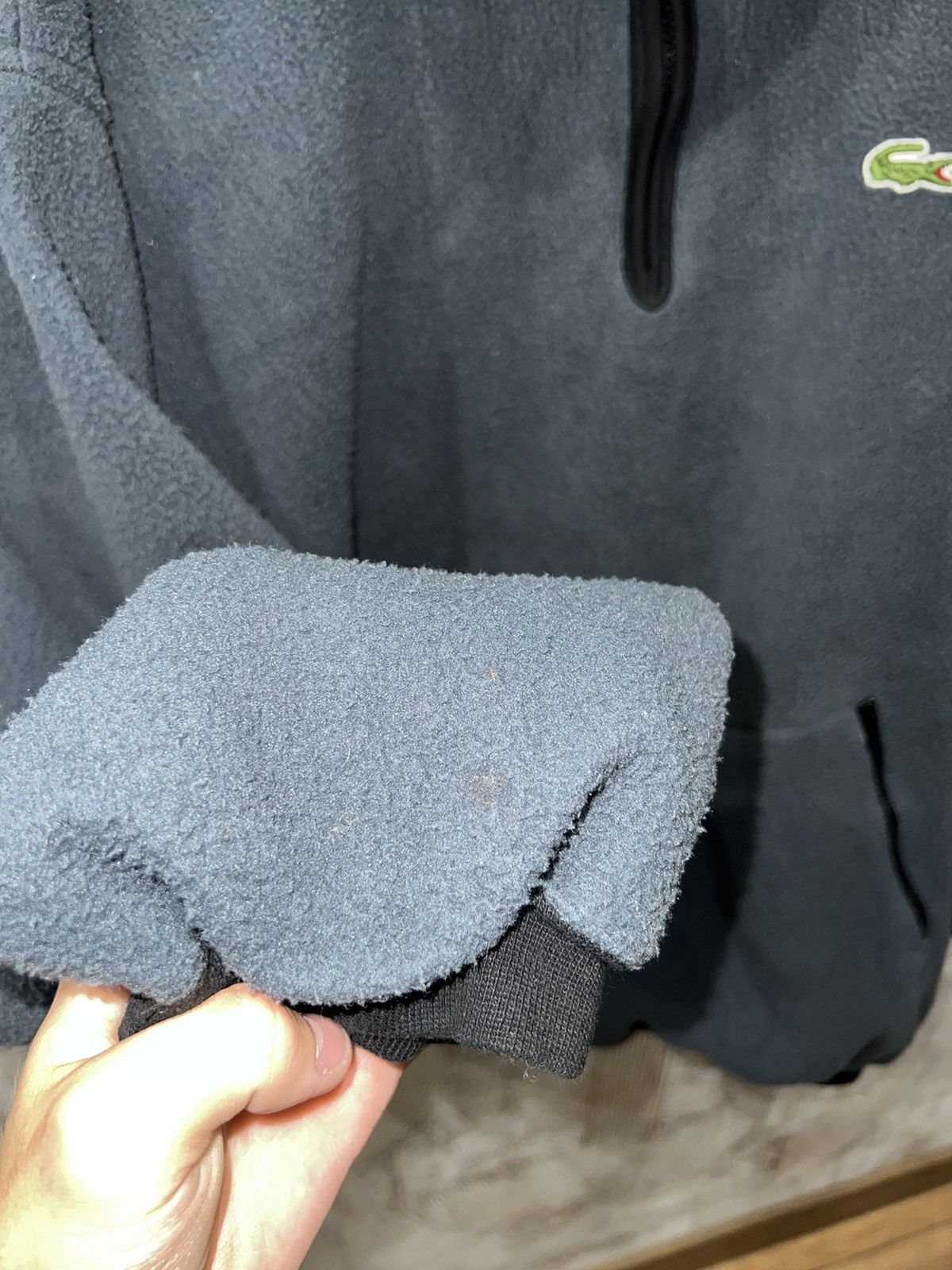 Lacoste × Vintage Lacoste sport vintage fleece sweater sherpa 1/4 zip Size US L / EU 52-54 / 3 - 7 Thumbnail