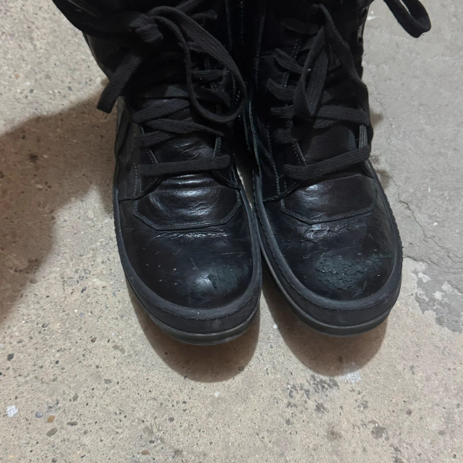 Rick Owens Vintage Rick Owens Geobasket triple black Size US 6 / IT 36 - 4 Thumbnail