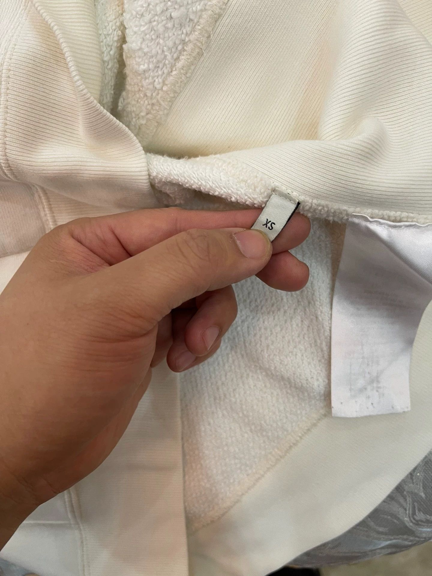 Gucci Gucci OS White Sweatshirt XS (L) Embroidered Logo Size XS / US 0-2 / IT 36-38 - 5 Thumbnail