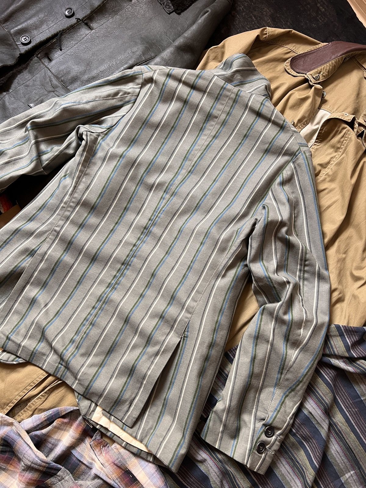 Paul Harnden Shoemakers Vintage Paul Harnden Shoemakers Striped Blazer Jacket Size US M / EU 48-50 / 2 - 13 Thumbnail