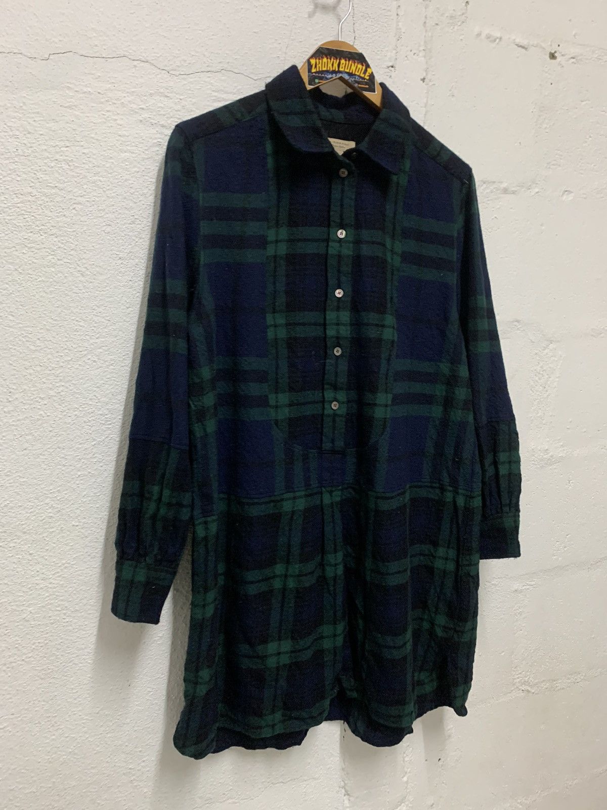 Burberry × Designer Vintage Burberry Dress Wool Size M / US 6-8 / IT 42-44 - 4 Thumbnail