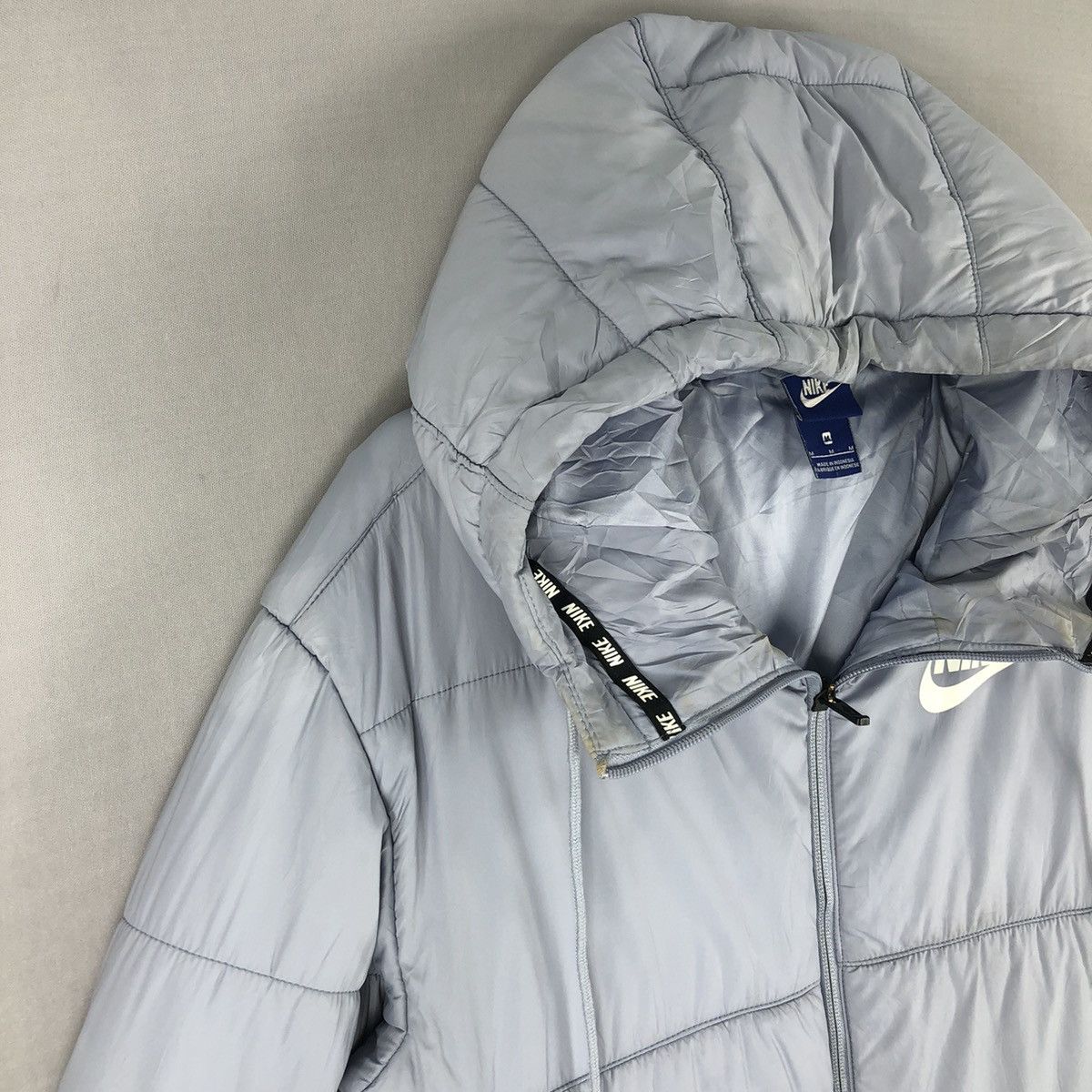 Nike Nike Puffer Jacket Hoodie for Women Size XS / US 0-2 / IT 36-38 - 2 Thumbnail