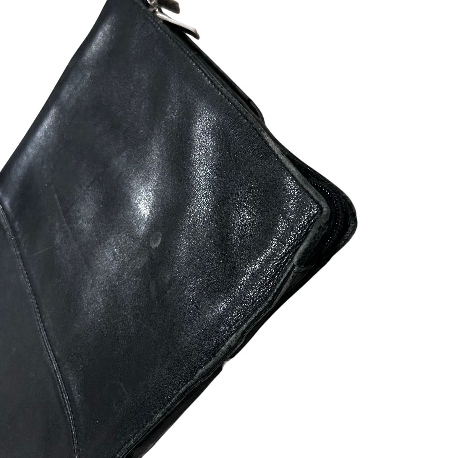 Other Vintage Bellino Black Leather Briefcase Bag Size ONE SIZE - 7 Thumbnail
