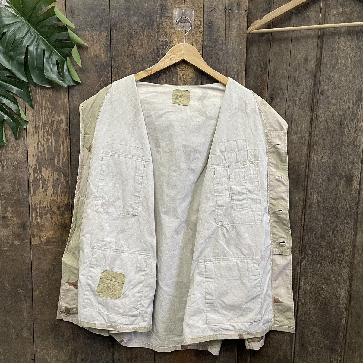 Vintage Vintage US Navy Desert camo Military Jacket Size US XL / EU 56 / 4 - 4 Thumbnail