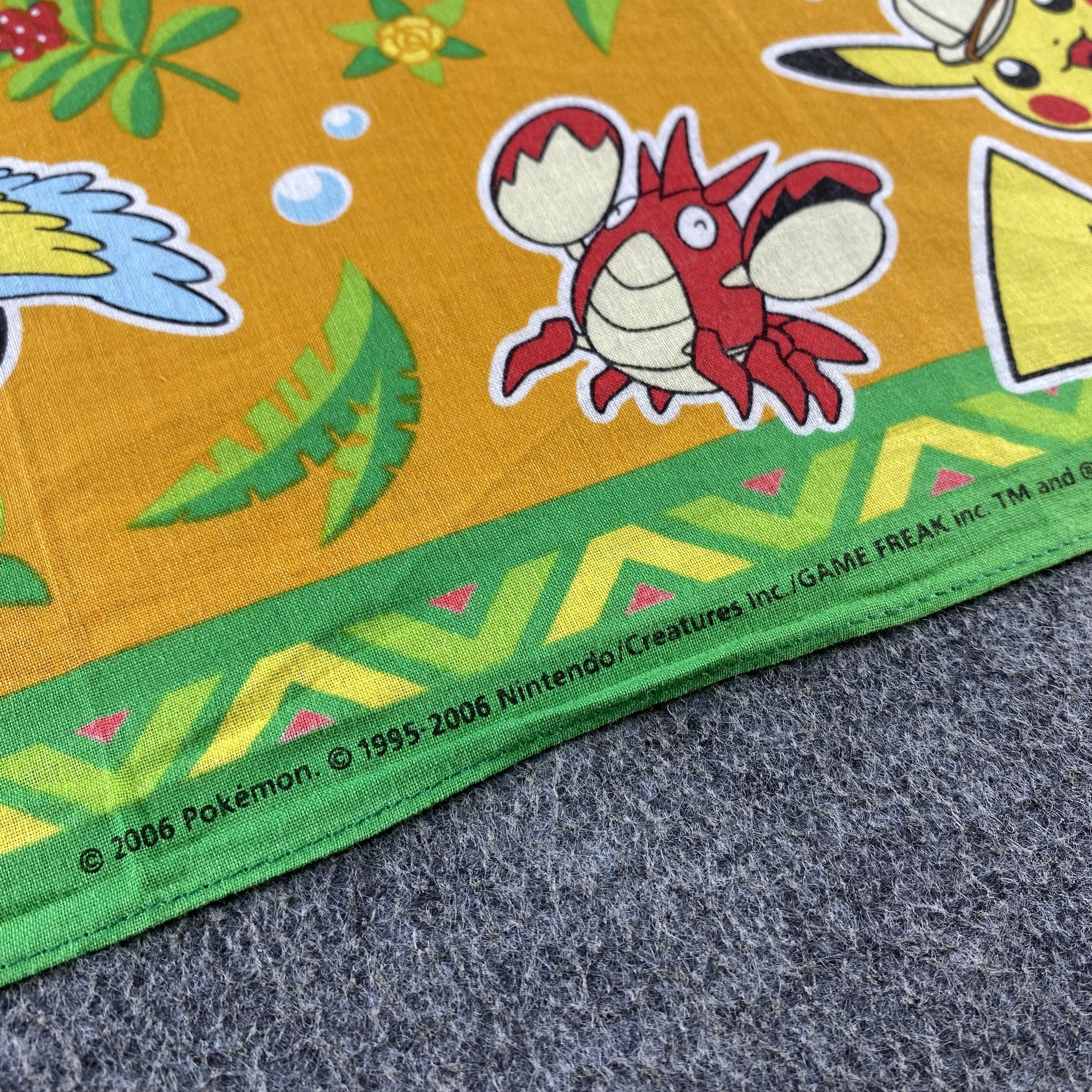 Anime × Vintage Pokemon Handkerchief/Neckerchief/Bandana HC772 Size ONE SIZE - 5 Thumbnail