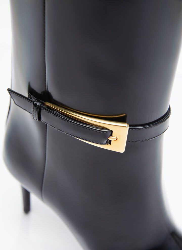 Saint Laurent Paris o1bcso1str0426 Lee Boots in Black Size US 5 / IT 35 - 6 Thumbnail