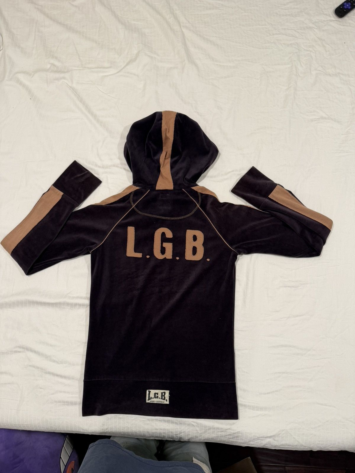If Six Was Nine × Le Grande Bleu (L.G.B.) LGB Velour Boxer Hoodie