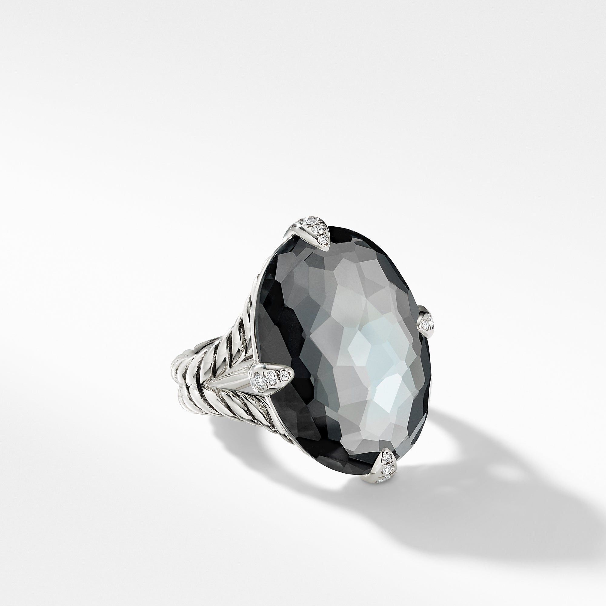 David Yurman o1w1db10325 ChatelaineStatement Ring with Black Orchid Size ONE SIZE - 2 Thumbnail