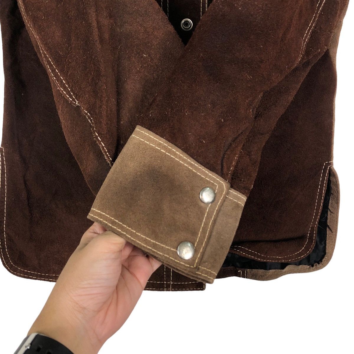 Japanese Brand Vintage Chore Genuine Leather Biker Jacket Don Juans Mexico Size US M / EU 48-50 / 2 - 12 Thumbnail