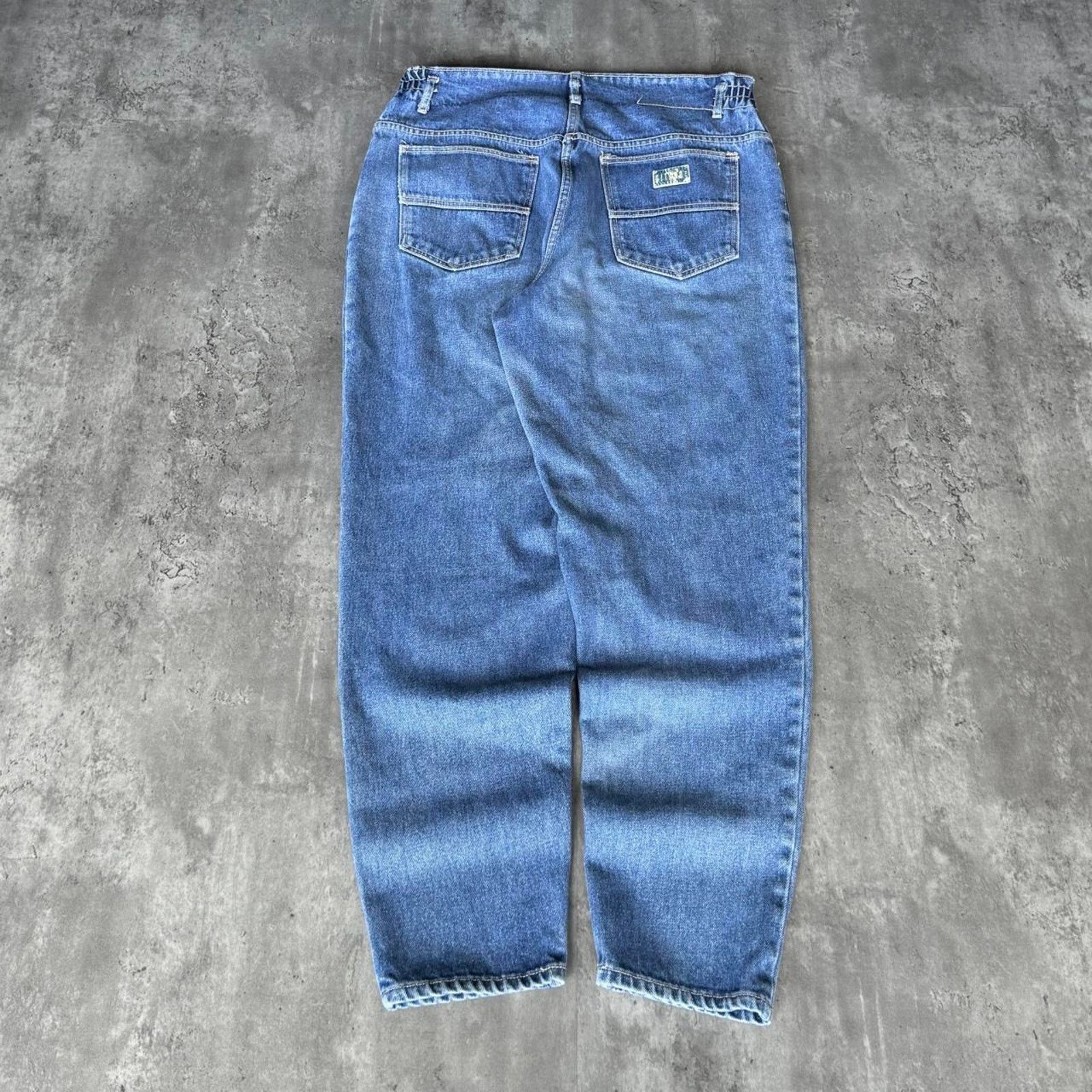 Japanese Brand × Vintage Vintage Y2K Japanese Gitano Baggy Essential Denim Jeans Size 36" / US 14 / IT 50 - 1 Thumbnail