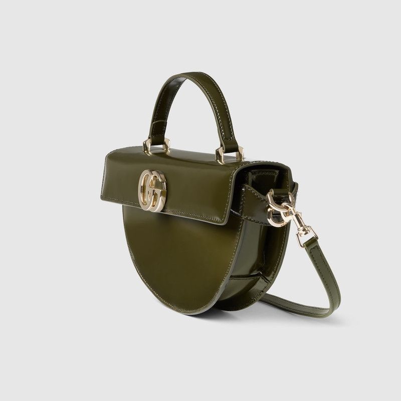Gucci o1la5ras0526 Size: OS / Small Half-Moon Top Handle Bag Green Size ONE SIZE - 2 Thumbnail