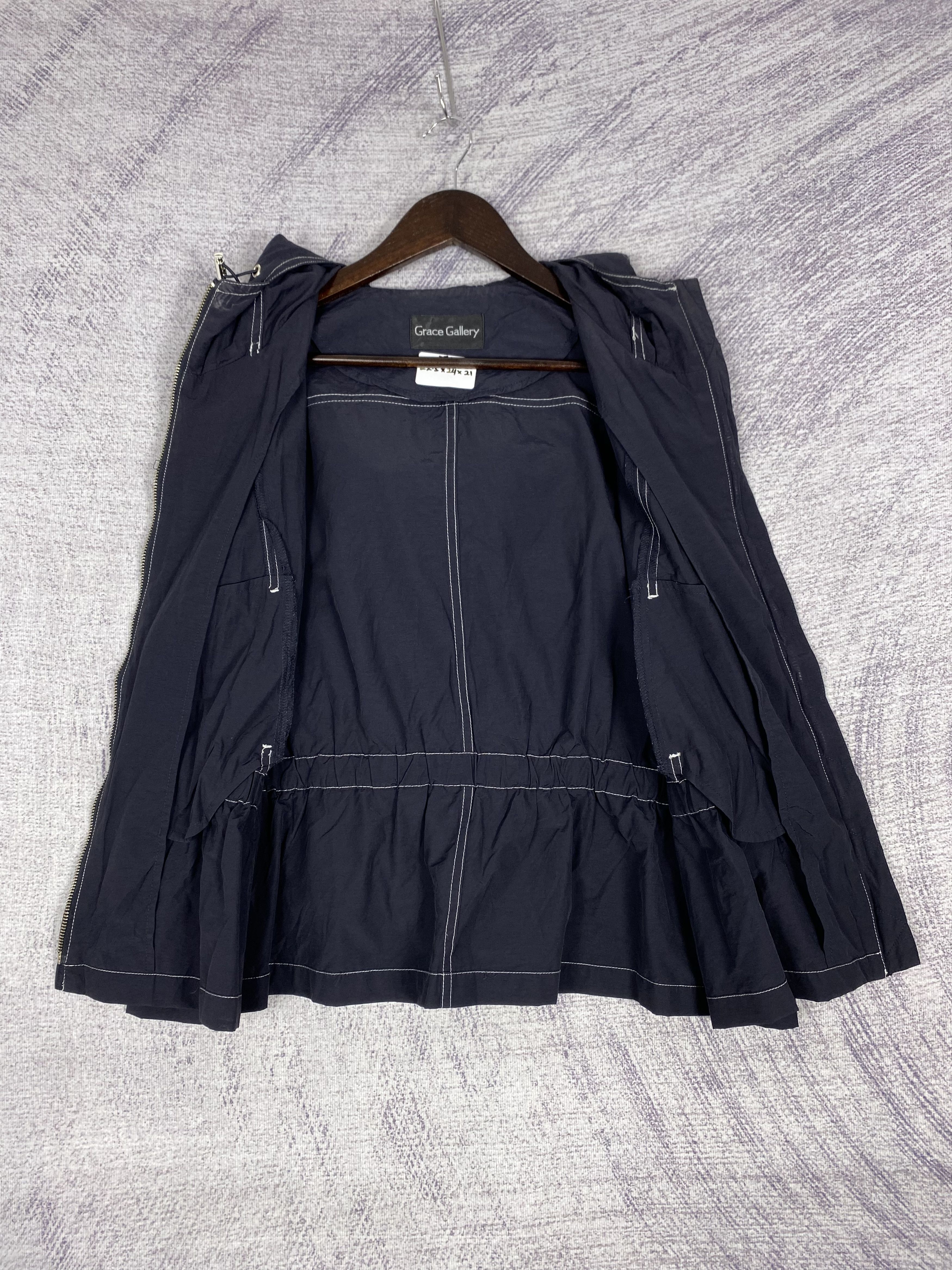 Japanese Brand Vintage Grace Gallery Hoodie Zip Up Cotton Jacket Size L / US 10 / IT 46 - 6 Thumbnail