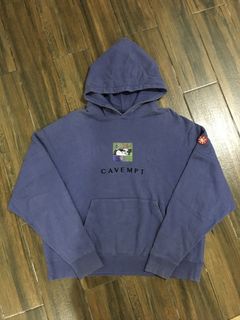 Cav Empt S/S 2018 overdye ziggurat patch heavy hoody | Grailed