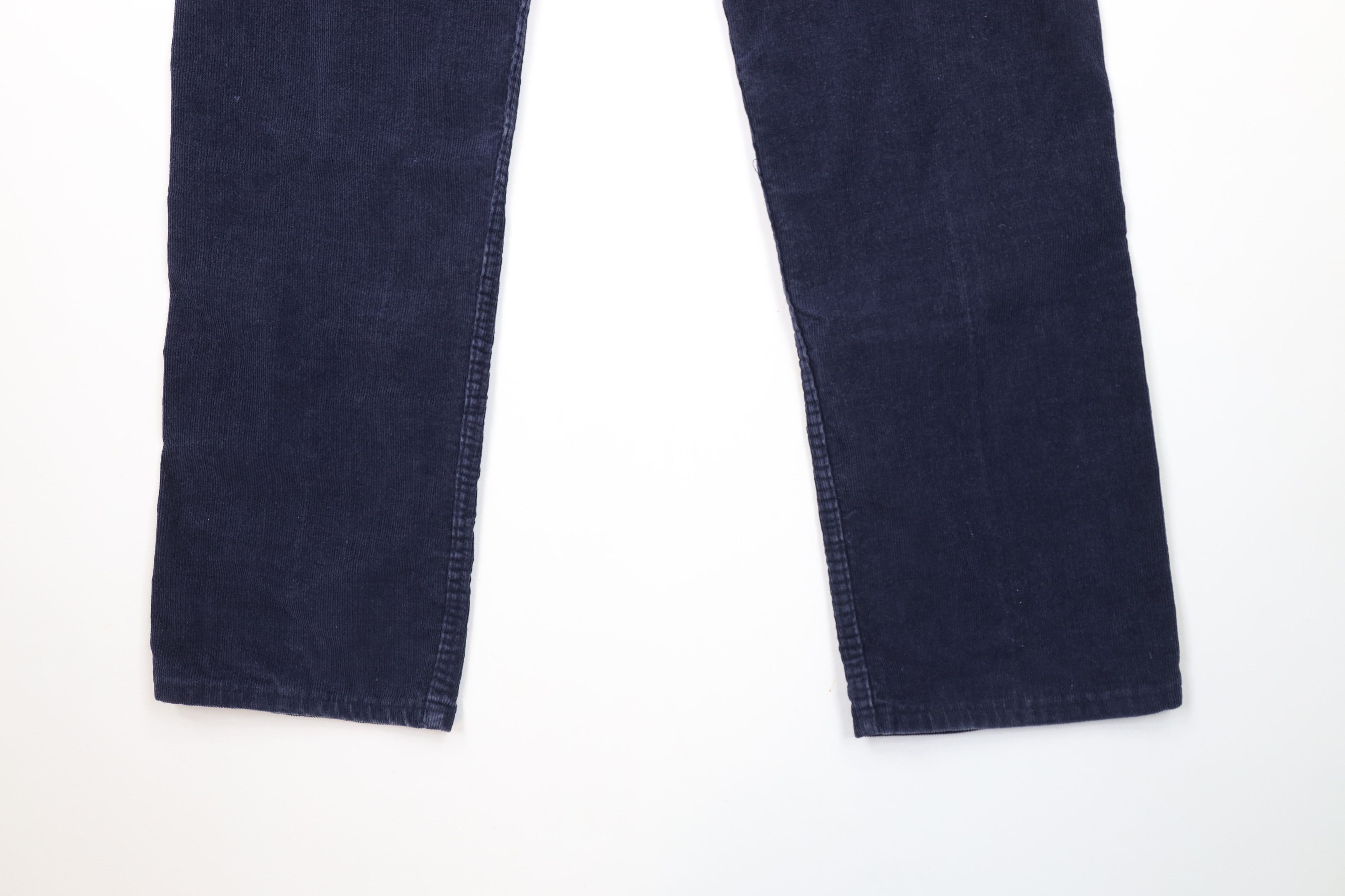 Levi's × Vintage Vintage 80s Levis Flared Corduroy Chino Pants Navy Blue USA Size US 36 / EU 52 - 13 Thumbnail