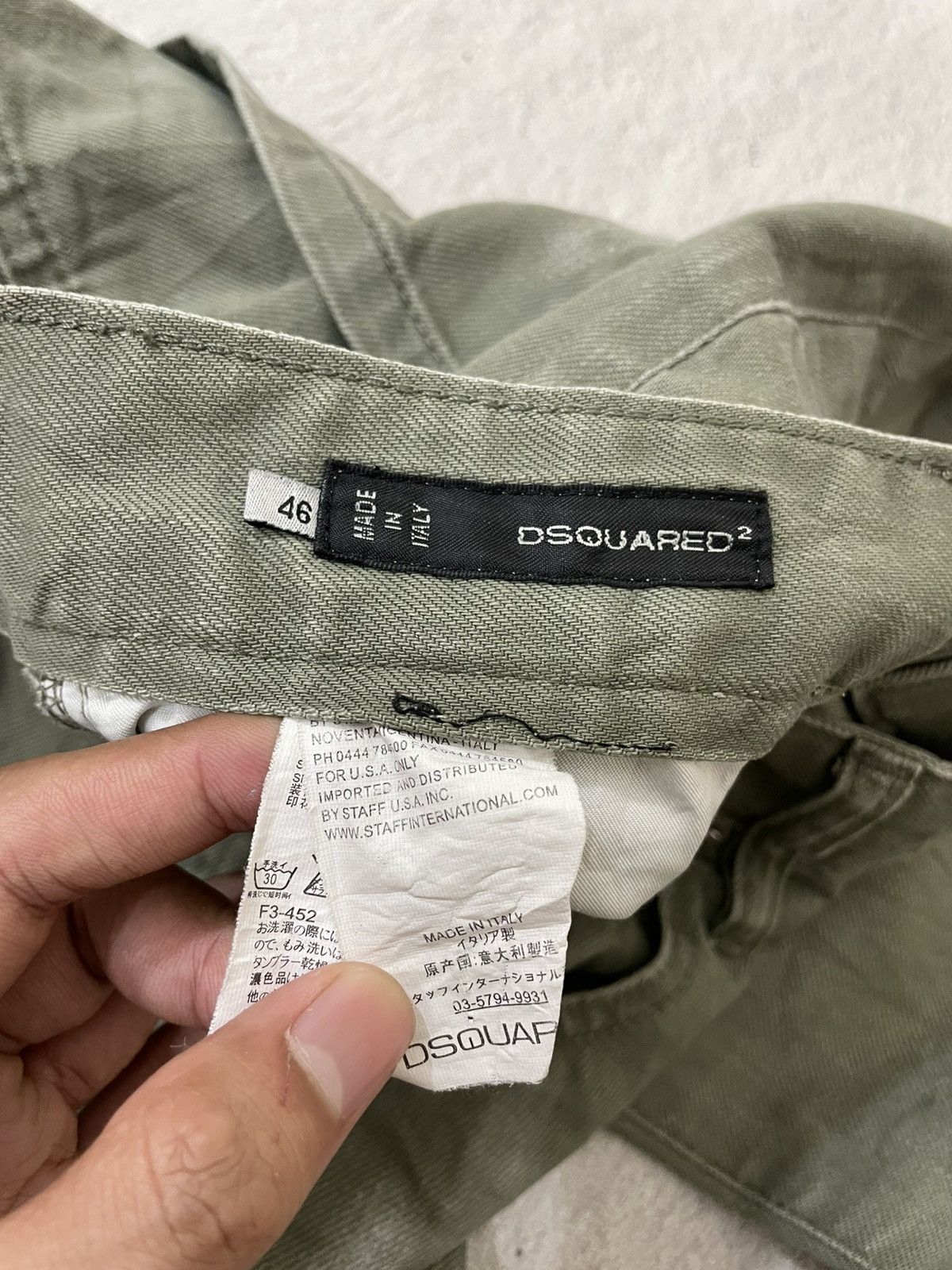 Japanese Brand 2000s Dsquared Paint splash Pants Streetwear Y2K Size US 30 / EU 46 - 6 Thumbnail