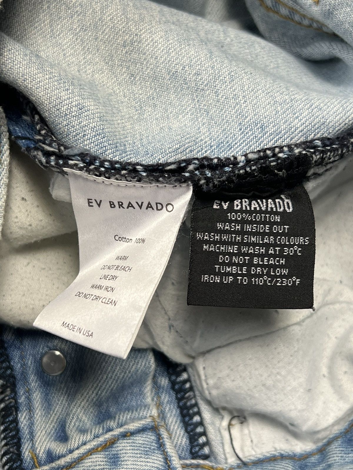 Ev Bravado × Who Decides War EV BRAVADO RAINBOW CRYSTAL SWAROVSKI JEANS Size US 30 / EU 46 - 7 Thumbnail