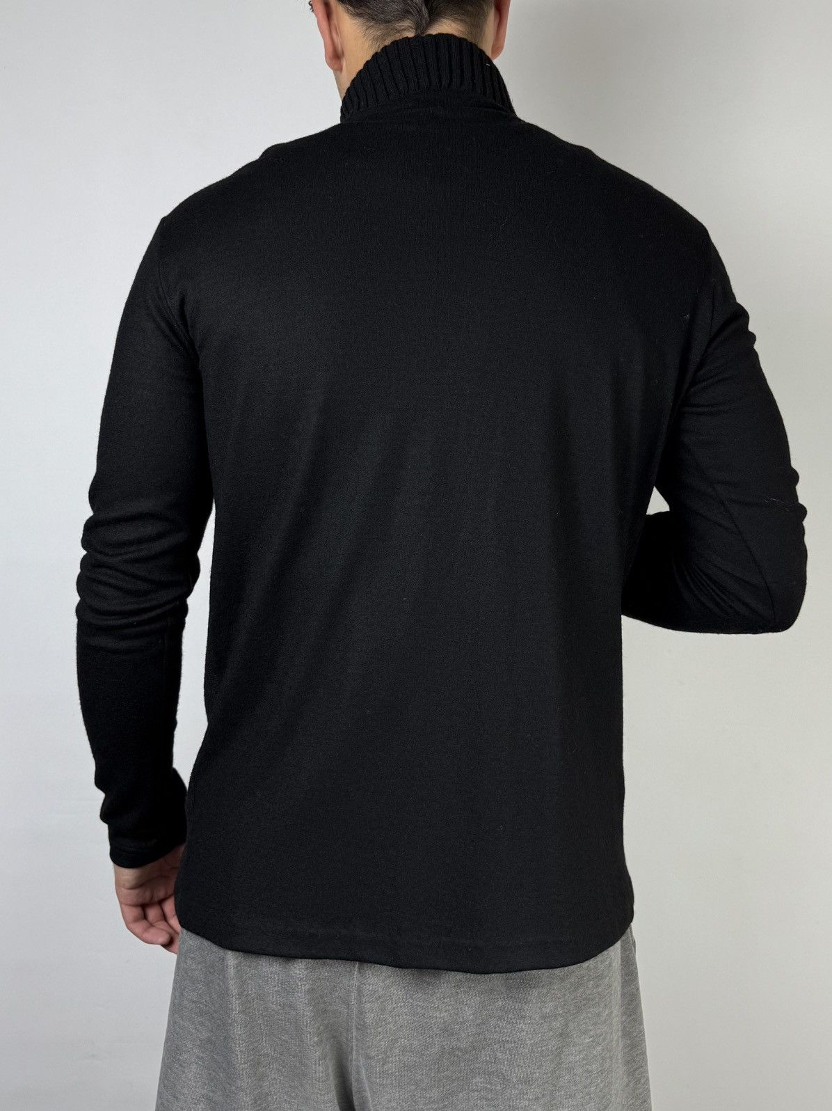 Yohji Yamamoto Y’s Yohji Yamamoto Wool Ribbed Zip Knit Pocket Sweater Size US XL / EU 56 / 4 - 5 Thumbnail