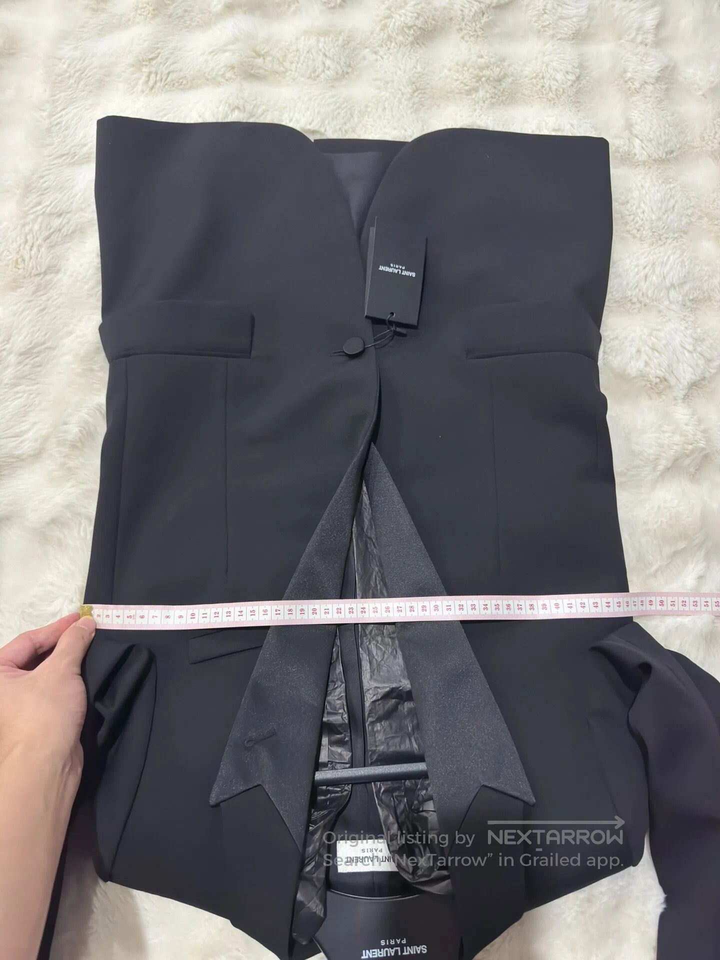 Saint Laurent Paris Saint Laurent Paris Ladies Smoking Suit| Size XS / US 0-2 / IT 36-38 - 8 Thumbnail
