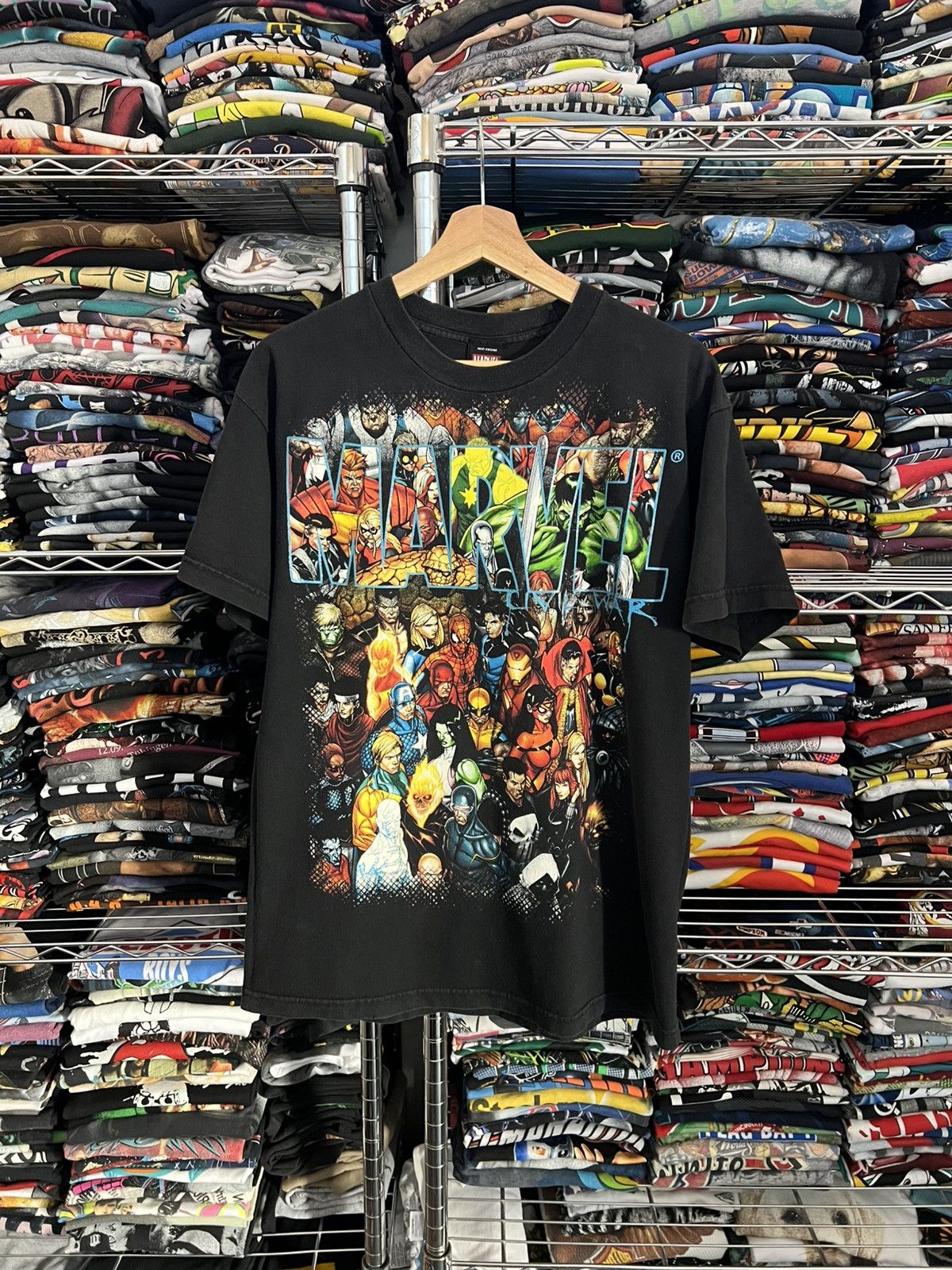 Mad Engine 2000s Marvel Civil War Superheroes Tee Size US M / EU 48-50 / 2 - 1 Thumbnail