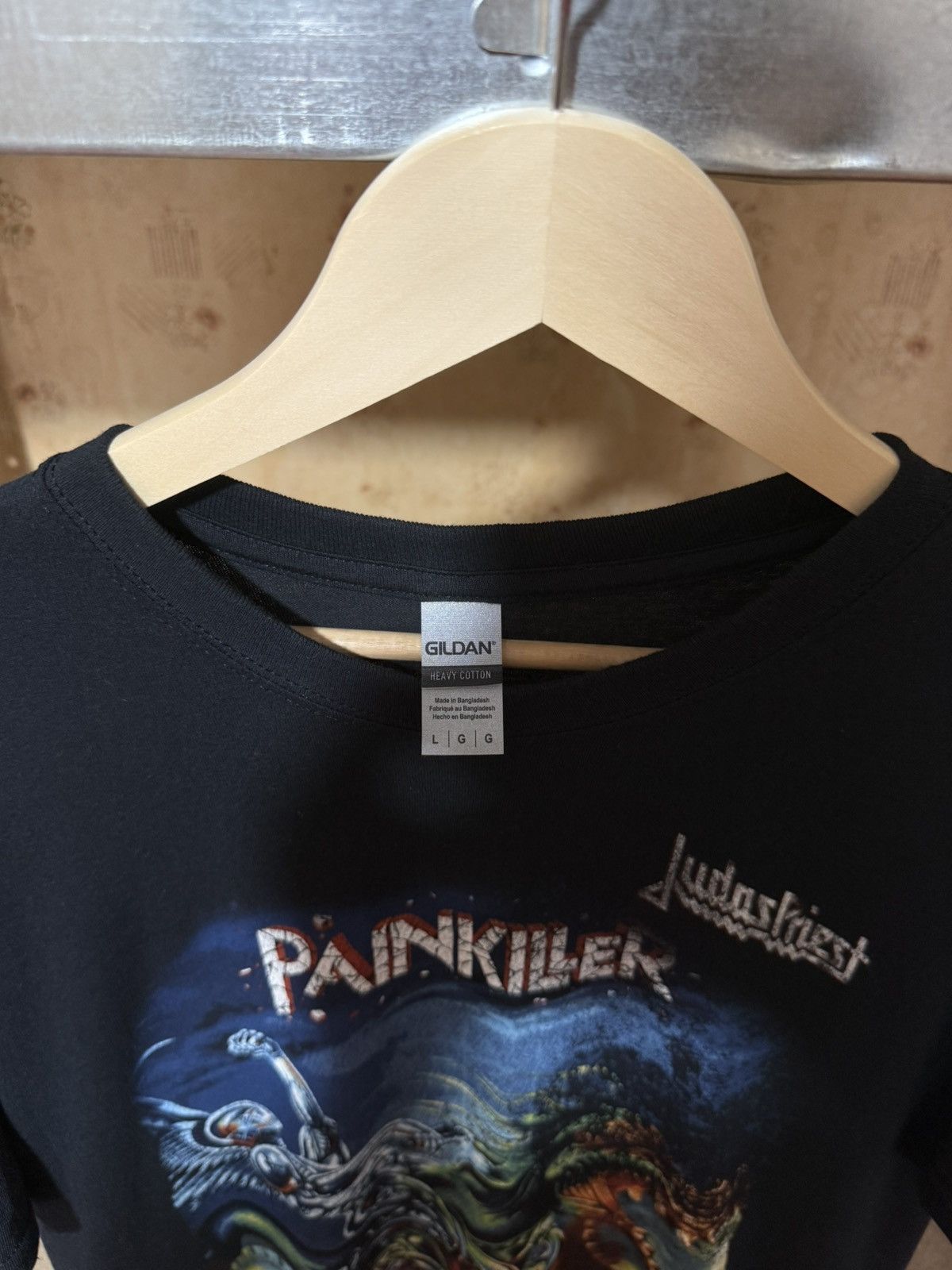 Band Tees × Vintage Vintage Judas Priest Painkiller 2019 Rock Band Retro T-Shirt Size US L / EU 52-54 / 3 - 4 Thumbnail