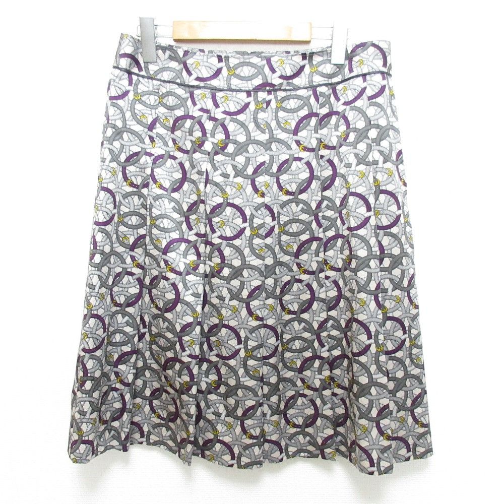 Burberry Burberry London Belt Circle Silk Pleated Skirt Others Skirts DUTY FREE for USA