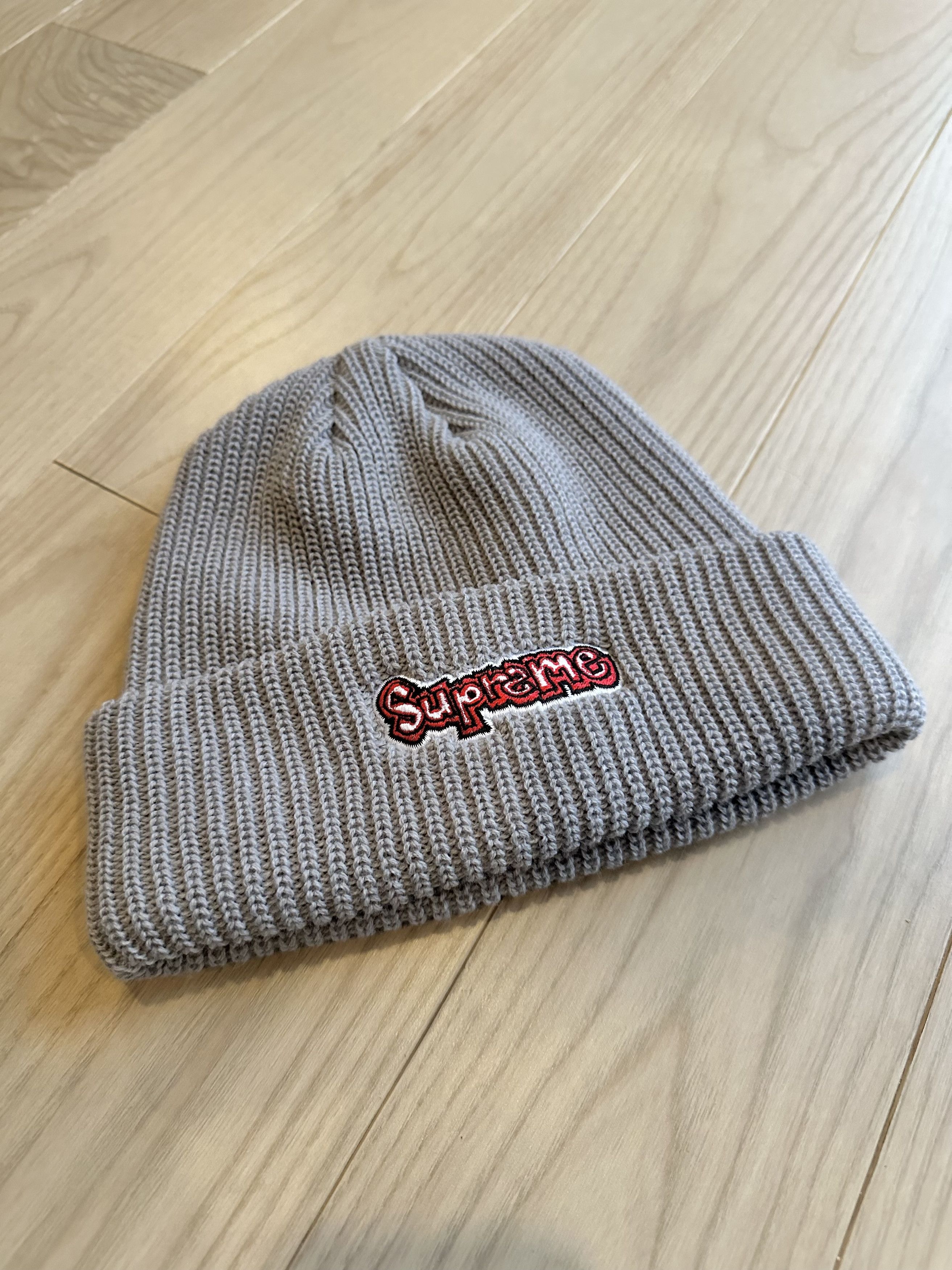 Supreme Supreme Crochet Beanie SS25 Heather Grey | Grailed