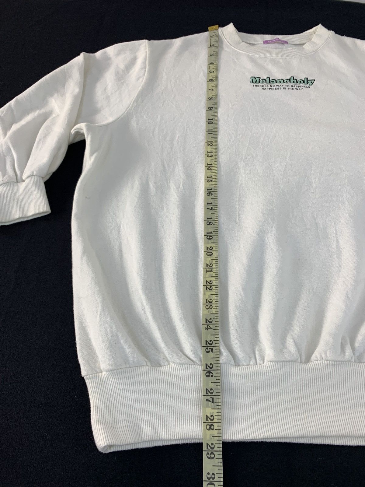 Japanese Brand Vehement Melancholy Crewneck Embroidery Skate Logo Size US XL / EU 56 / 4 - 9 Thumbnail
