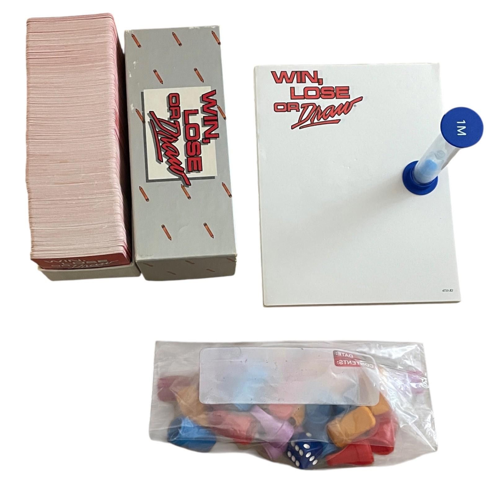 Other Vintage Win Lose or Draw 1987 Game– Complete w/Worn Box Size ONE SIZE - 9 Thumbnail