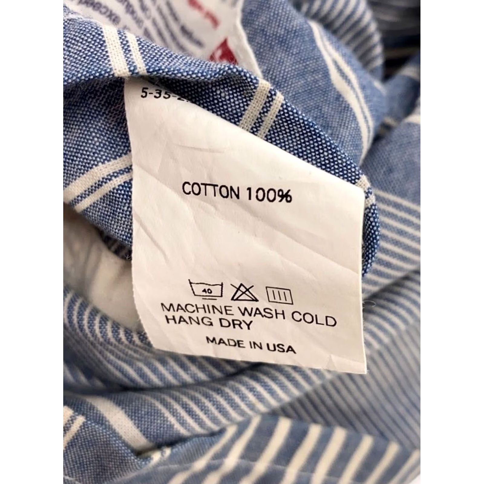 Engineered Garments Engineered Garments Jacket Cotton Indigo Stripe Casual USED Men's Size S Size US S / EU 44-46 / 1 - 4 Thumbnail