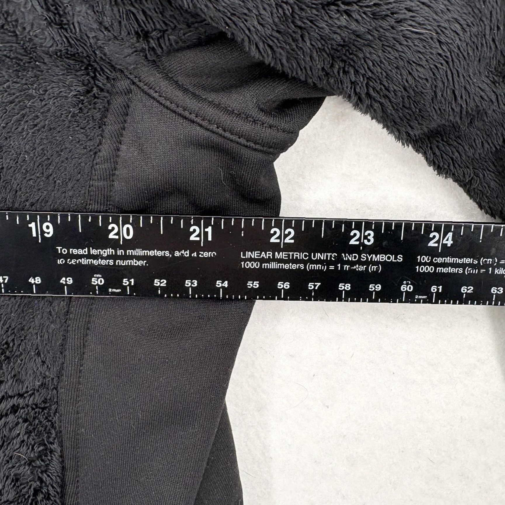 Mountain Hardwear VINTAGE Mountain Hardwear Womens XL Pyxis Tech Jacket Black Plush Zip Fleece Camp Trail Size XL / US 12-14 / IT 48-50 - 7 Thumbnail