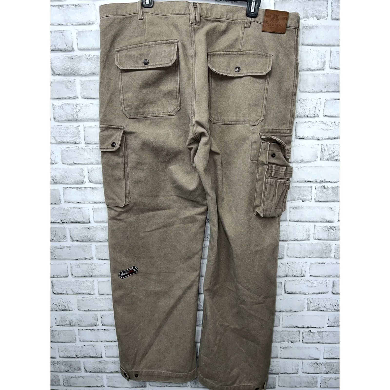 Vintage Kakadu Derby Beige Cargo Pants Mens 2XL 42x32 Beige Cargo 2XL Mens Pants Regular 32in Inseam Size US 39 - 4 Thumbnail