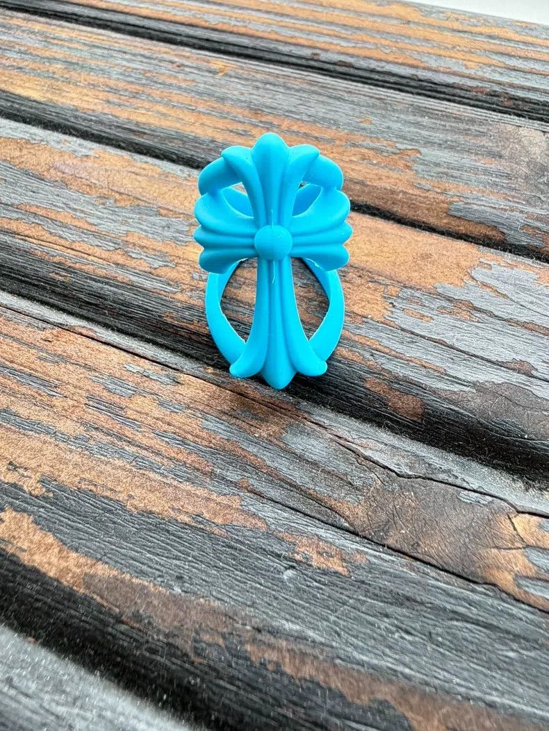 Chrome Hearts CHROME HEARTS Size OS Blue resin endless ring Size ONE SIZE - 1 Thumbnail