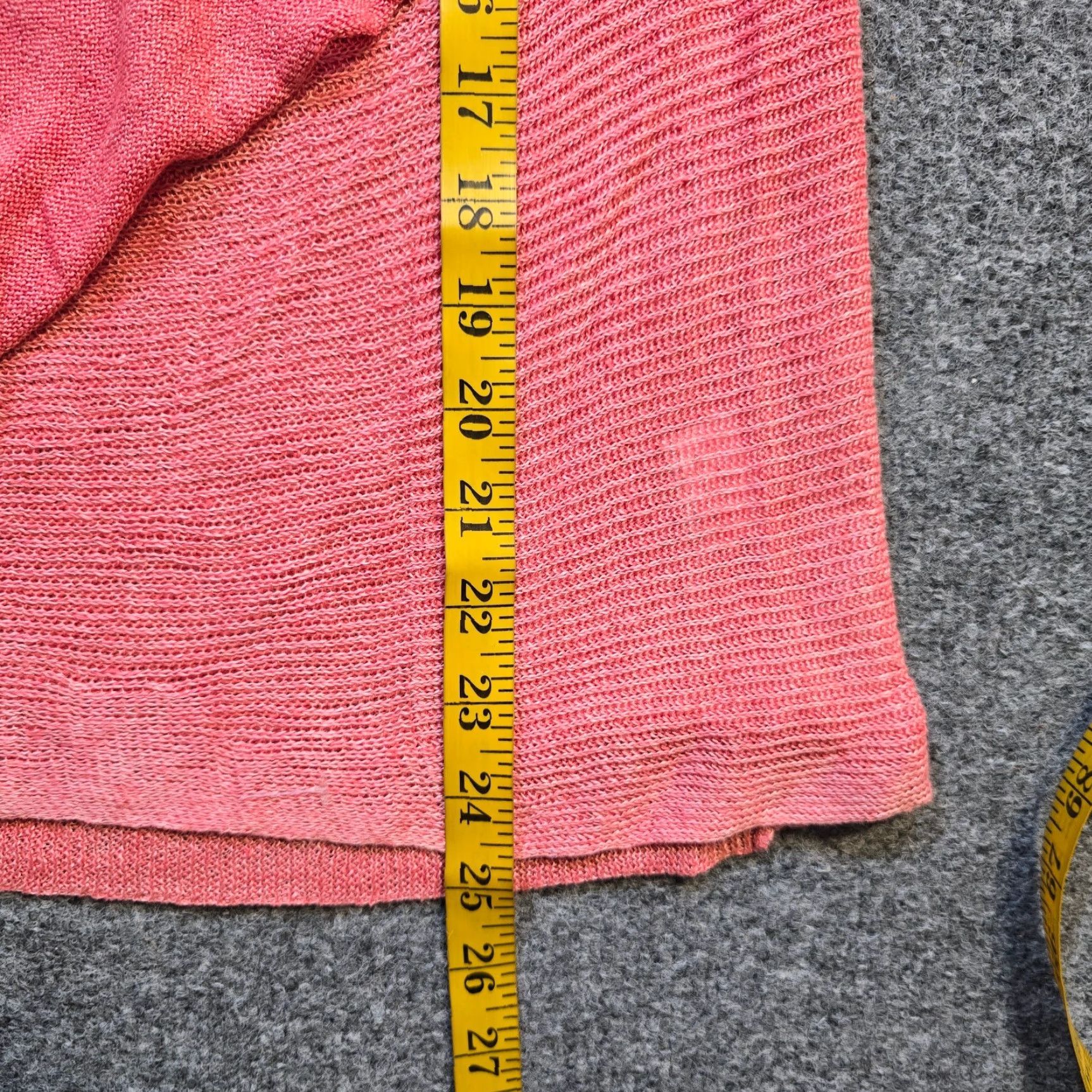 Eileen Fisher VINTAGE Eileen Fisher Cardigan Women Size Large Petite Pink Linen Open Casual Beachy Size L / US 10 / IT 46 - 6 Thumbnail