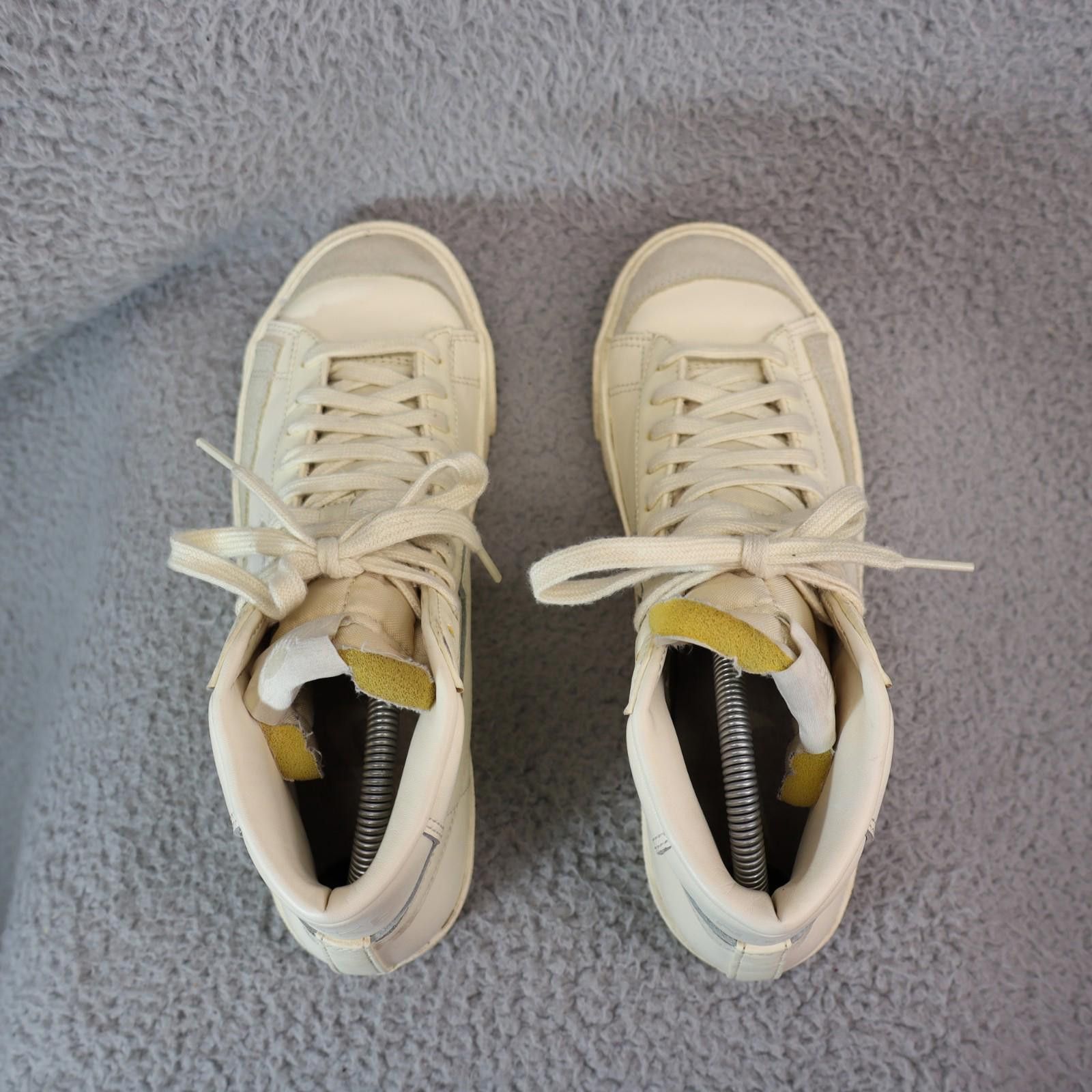 Nike Nike Blazer Mid '77 Womens 8.5 Off White Leather Shoes Size US 8.5 / IT 38.5 - 6 Thumbnail
