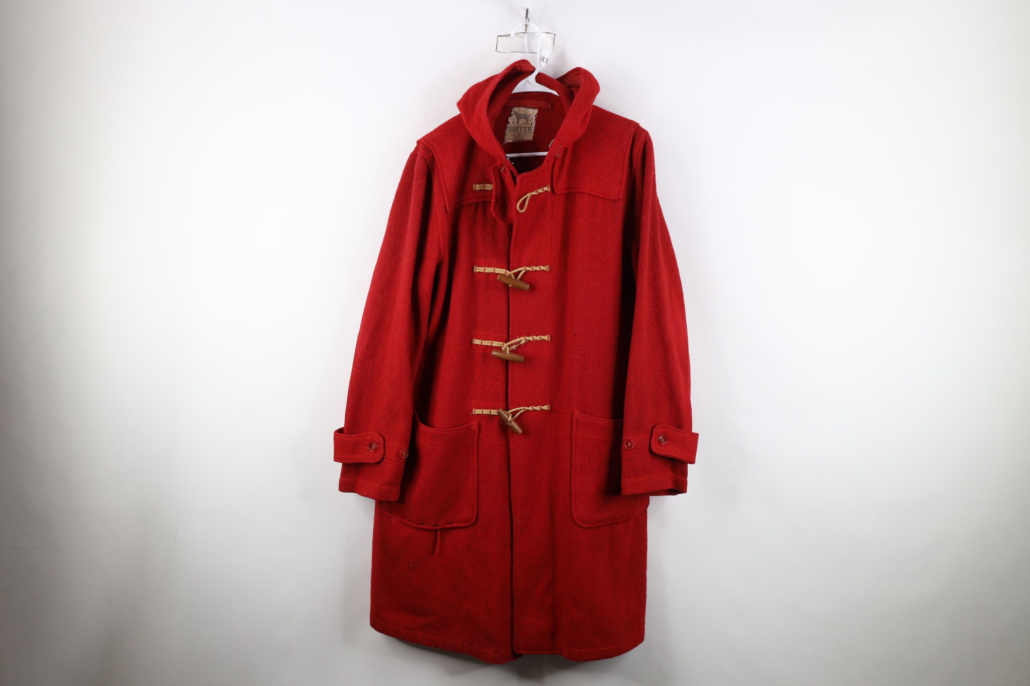 Vintage Vintage 50s Streetwear Toggle Button Hooded Parka Jacket USA Size US XXL / EU 58 / 5 - 1 Thumbnail