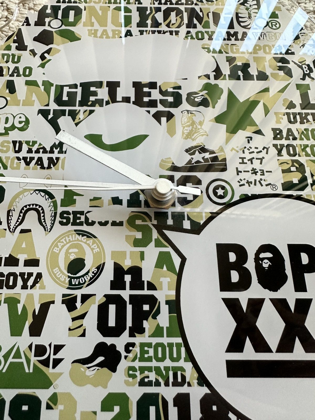 Bape Bape 25th Anniversary Clock Size ONE SIZE - 3 Thumbnail