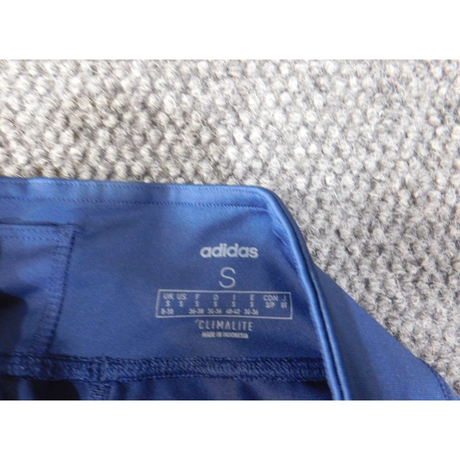 Adidas Adidas Leggings Women S Blue Print Running Performance Climalite Walking Compression Straight Inseam 21 in Size 40" / US 18 - 5 Thumbnail