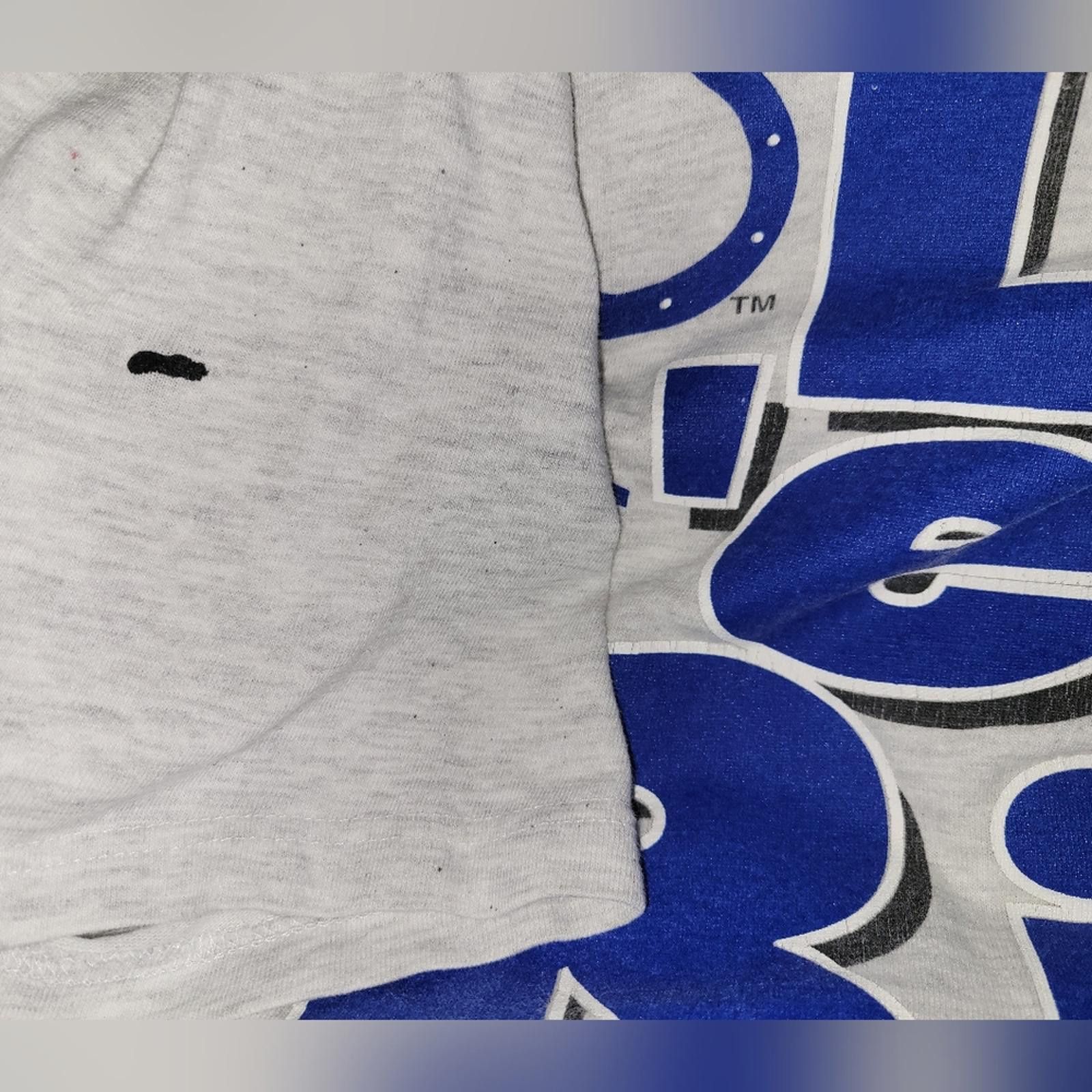 Logo 7 Vintage Indianapolis Colts 1995 T-shirt Gray Made In USA XL Size US XL / EU 56 / 4 - 4 Thumbnail