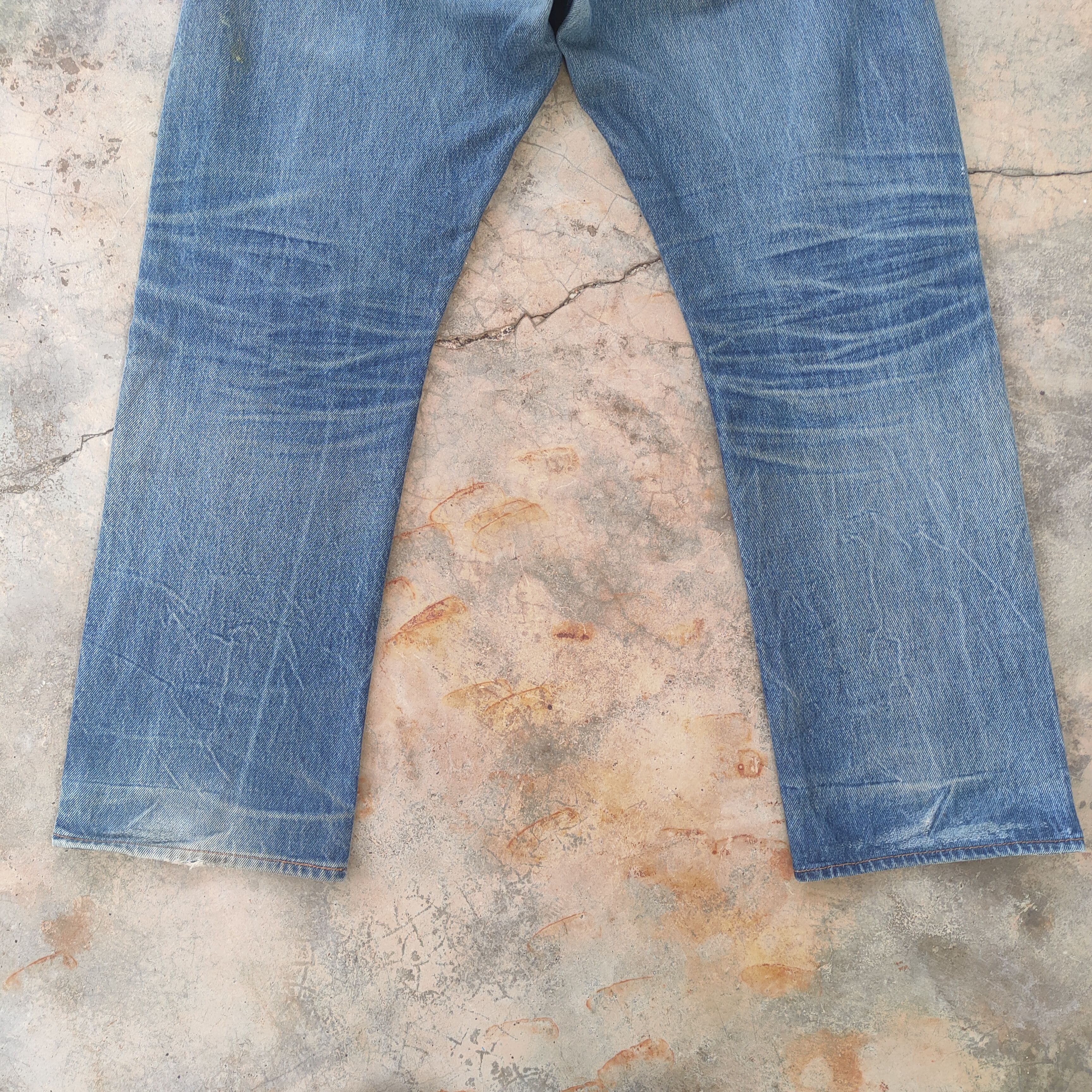 Levi's W37 LEVI'S 501 DISTRESSED FADED JEANS PANTS Size US 37 - 11 Thumbnail